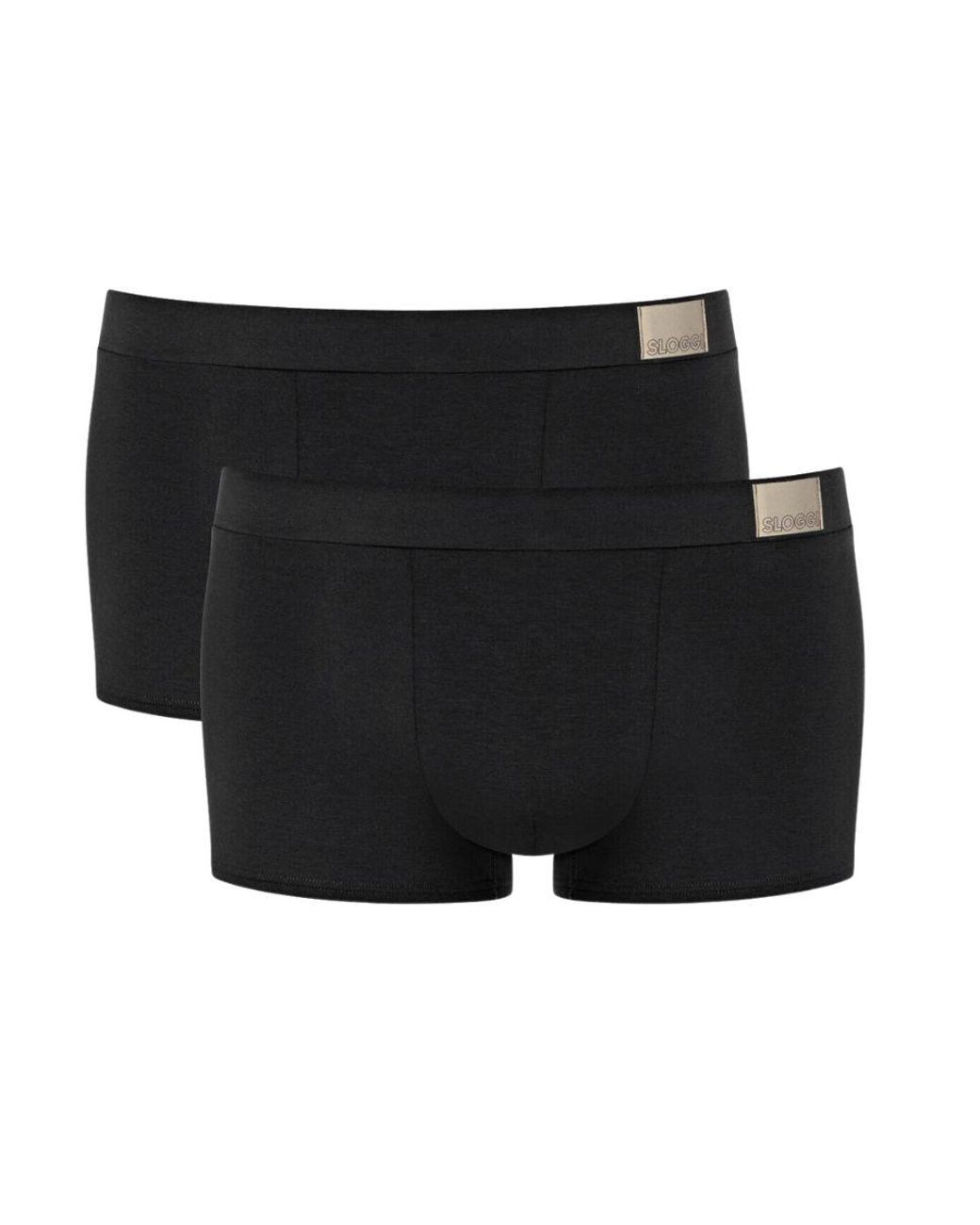 Sloggi Black Go Natural Hipster Briefs 2 Pack for men