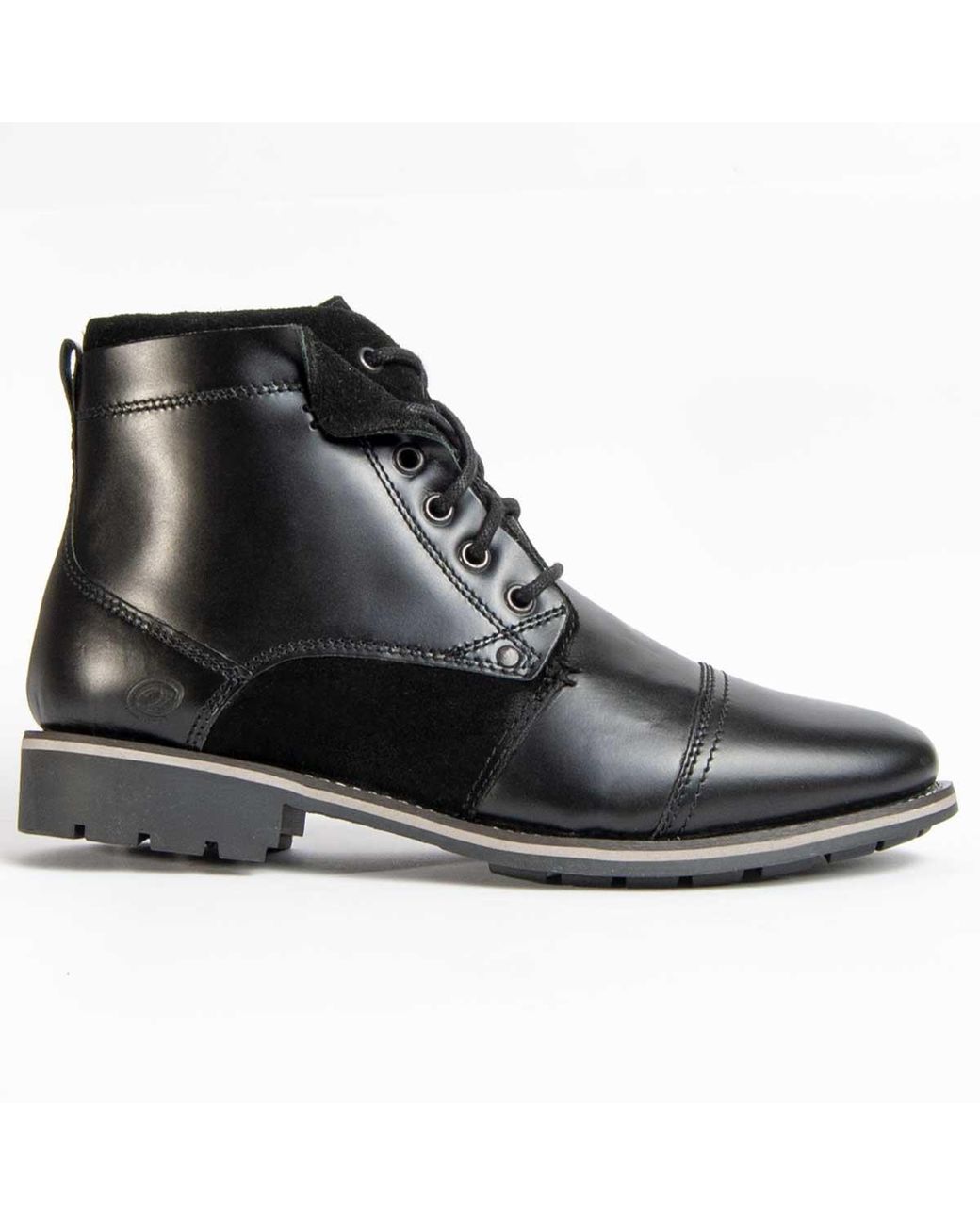 Purapiel Black Känga Botiel3 Leather for men