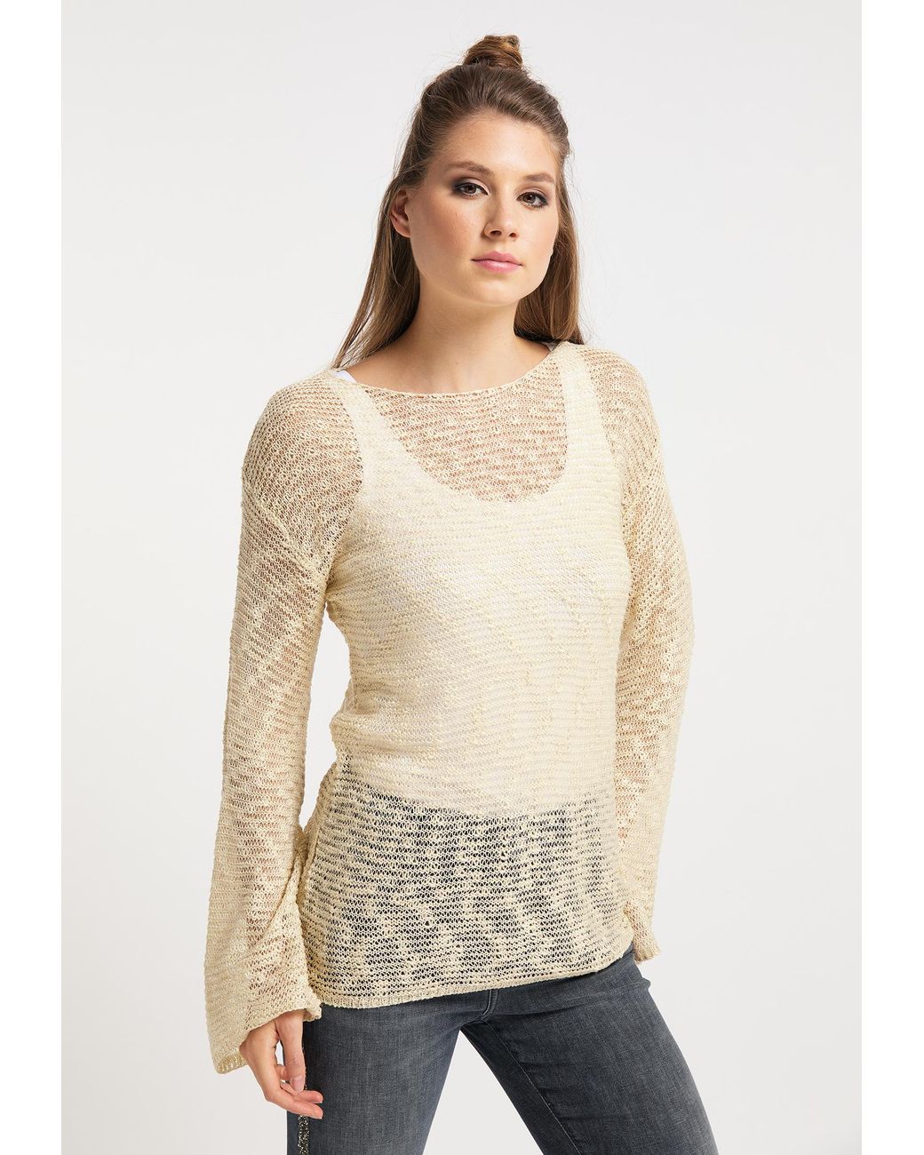 Mo My Rocks Sweater in het Natural