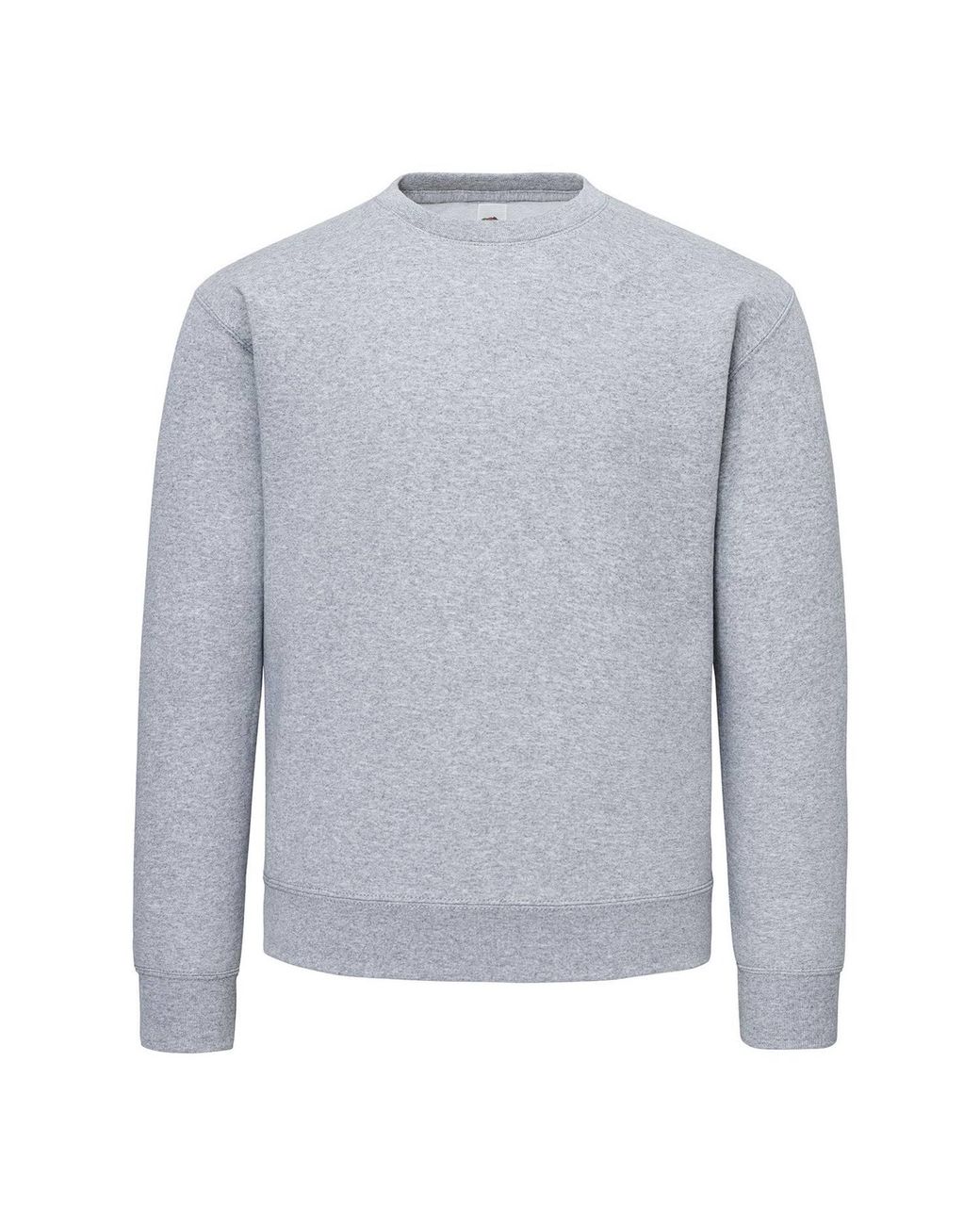 Fruit Of The Loom Gray Adult Supercotton Sweatshirt (Athletic Heather)