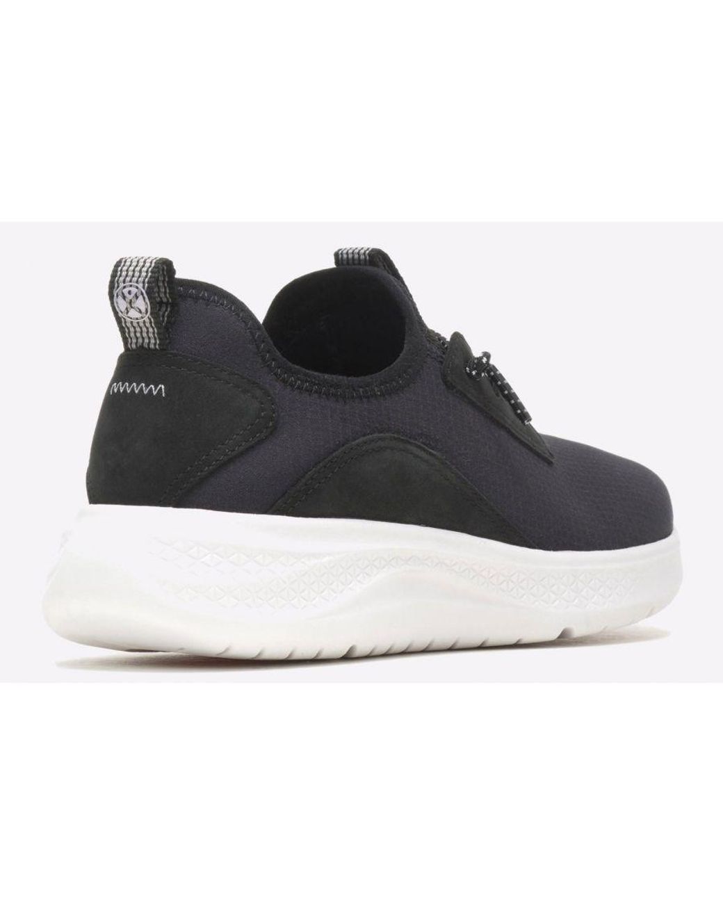 Hush Puppies Black Elevate Leather