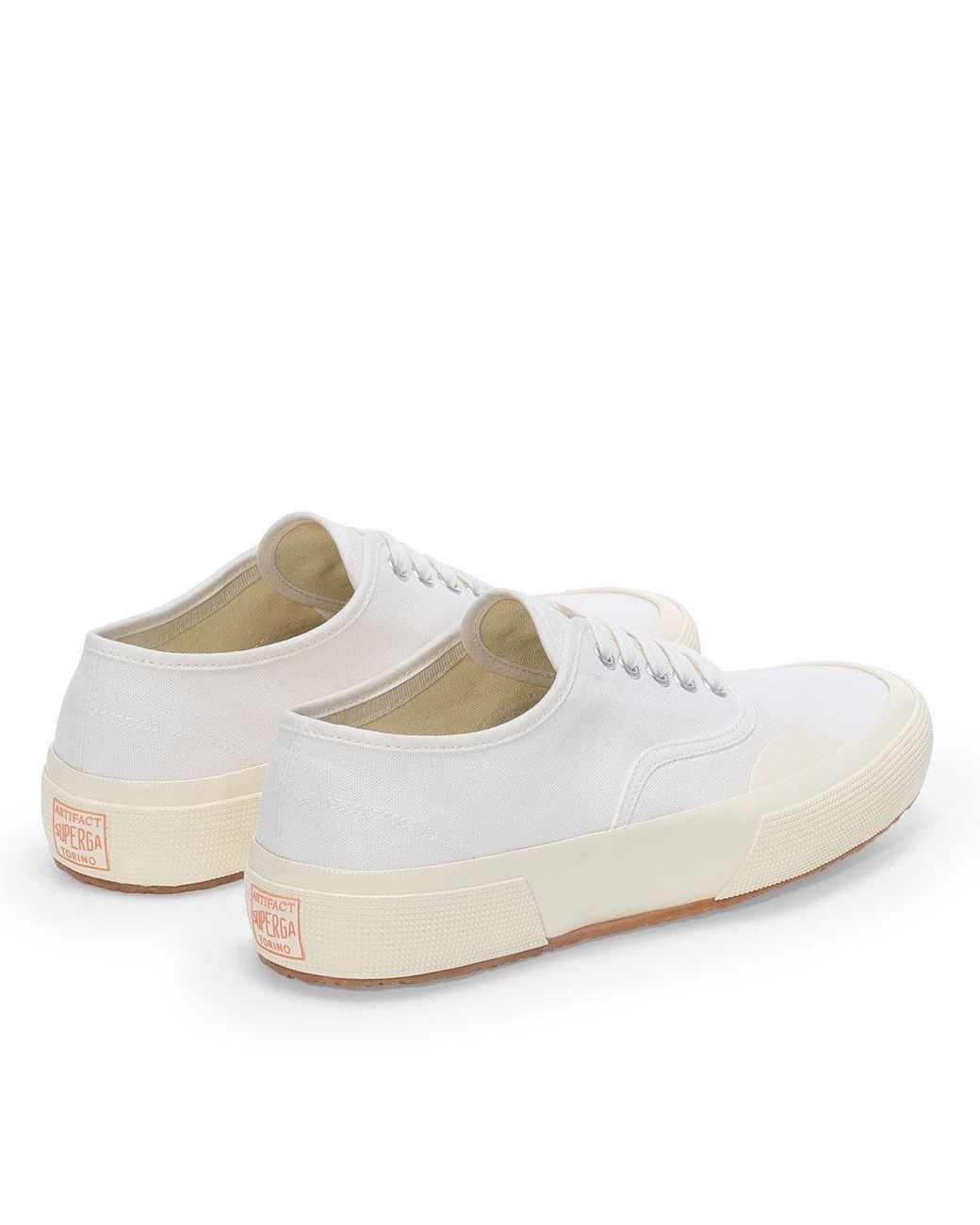 Superga White Adult 2430 Deck Canvas Trainers /Off)