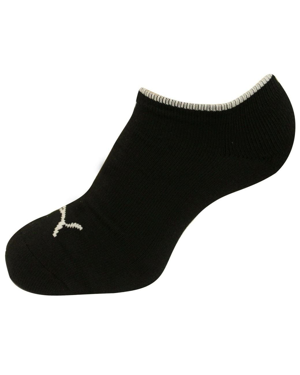 PUMA Black 1-Pack Ankle Socks Cotton for men