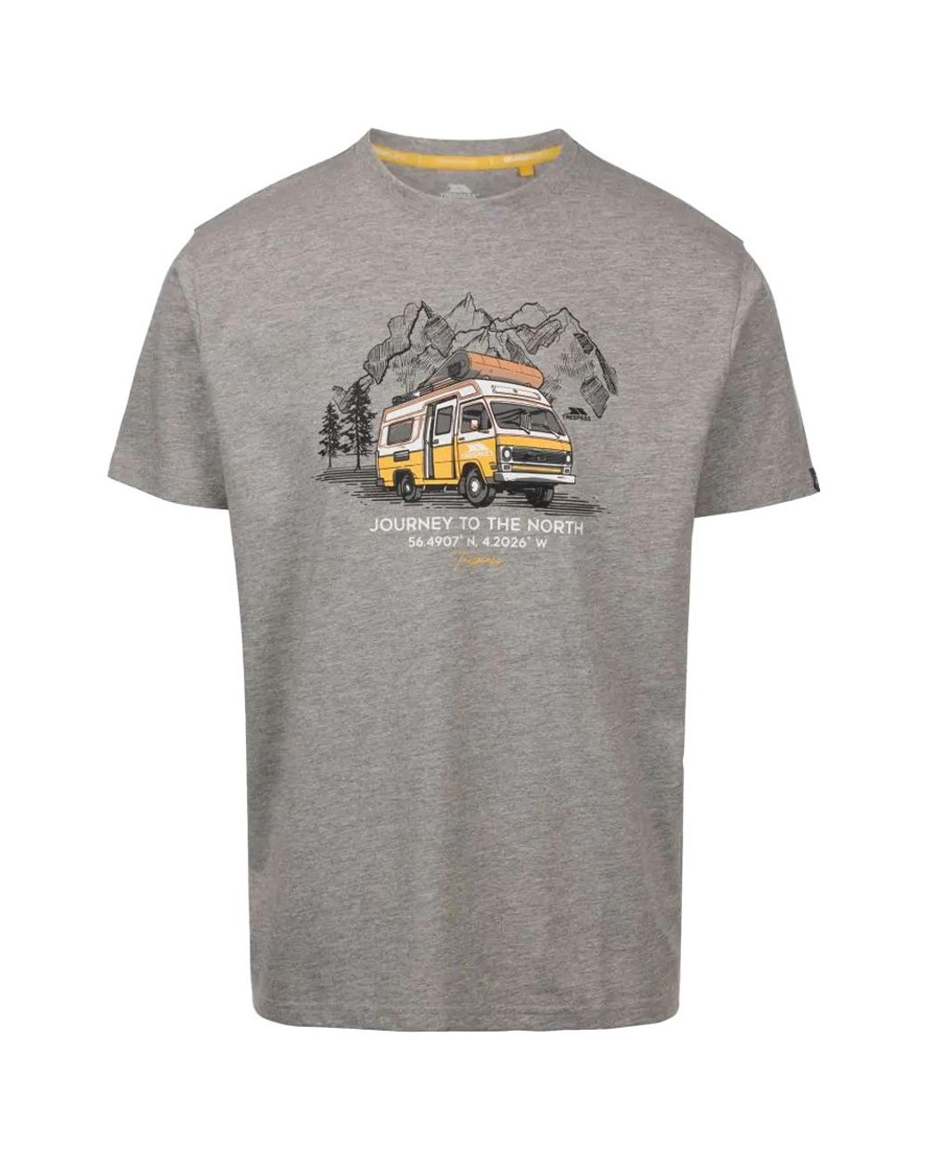 Trespass Gray Tokso T-Shirt Marl) for men
