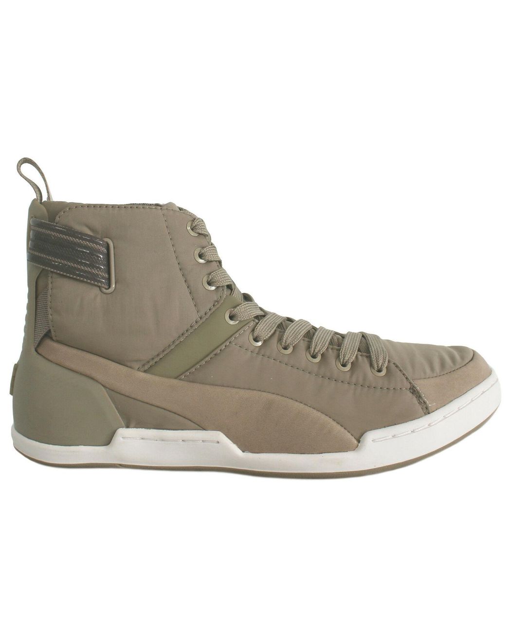 PUMA Black Hussein Chalayan Urban Flyer Mid Nylon Lace Up Trainers 352564 02 D94 for men