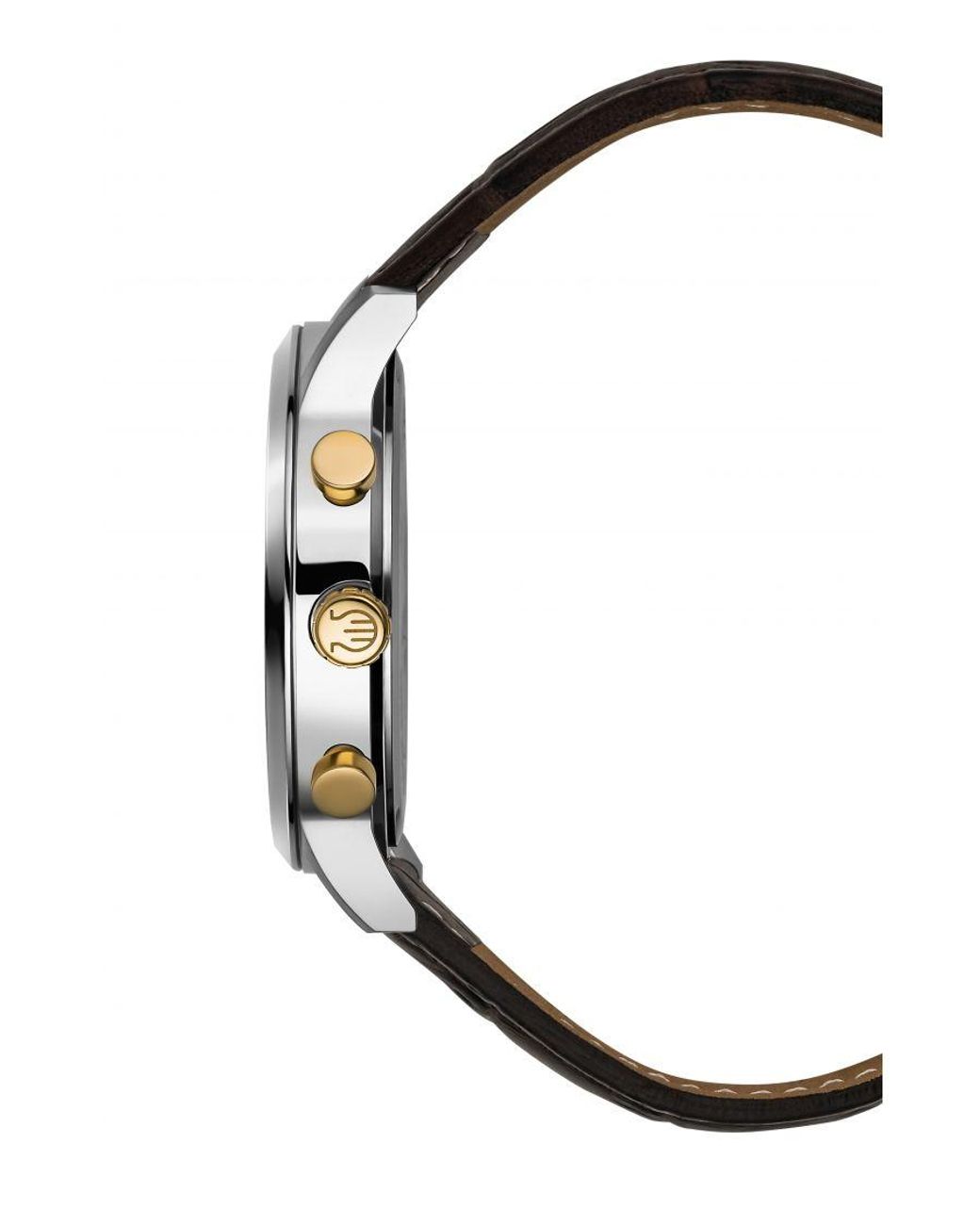 Orphelia Black Tempo Watch Or81801 Leather for men