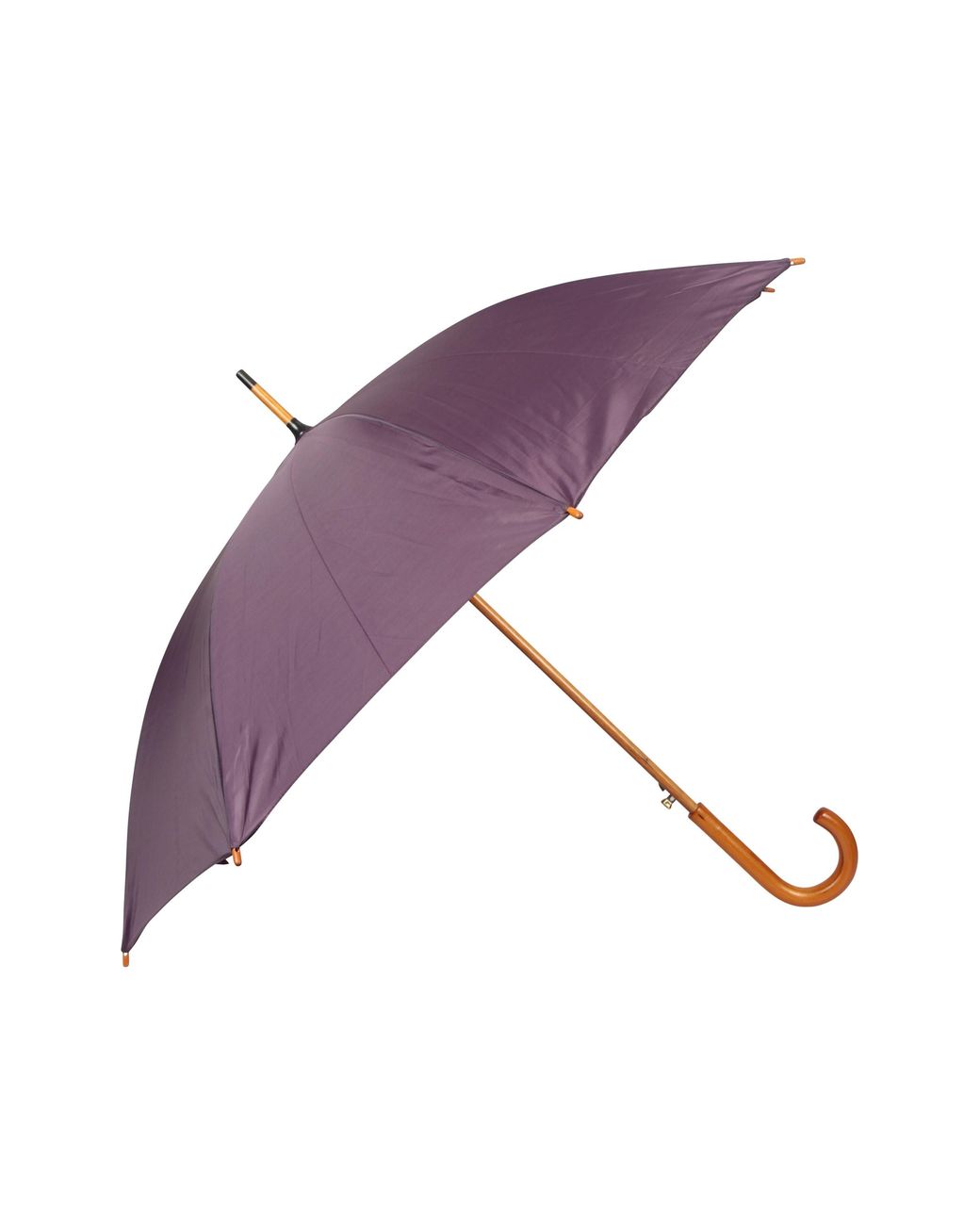Mountain Warehouse Purple Classic Durable Rain Umbrella With Curved Handle Lightweight Brolly