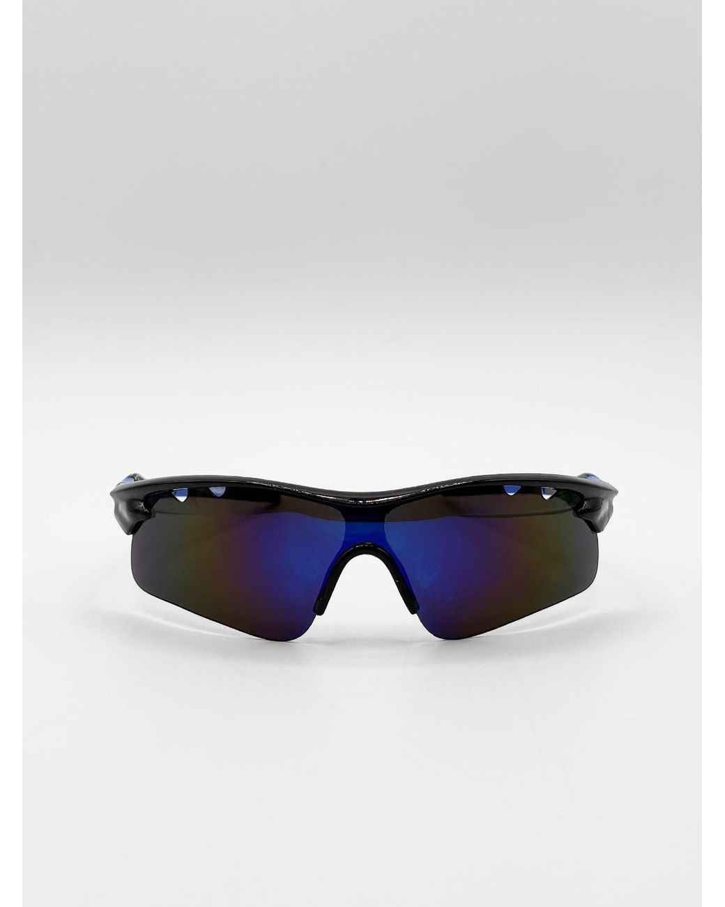 SVNX Blue Outdoor Sports Racer Sunglasses