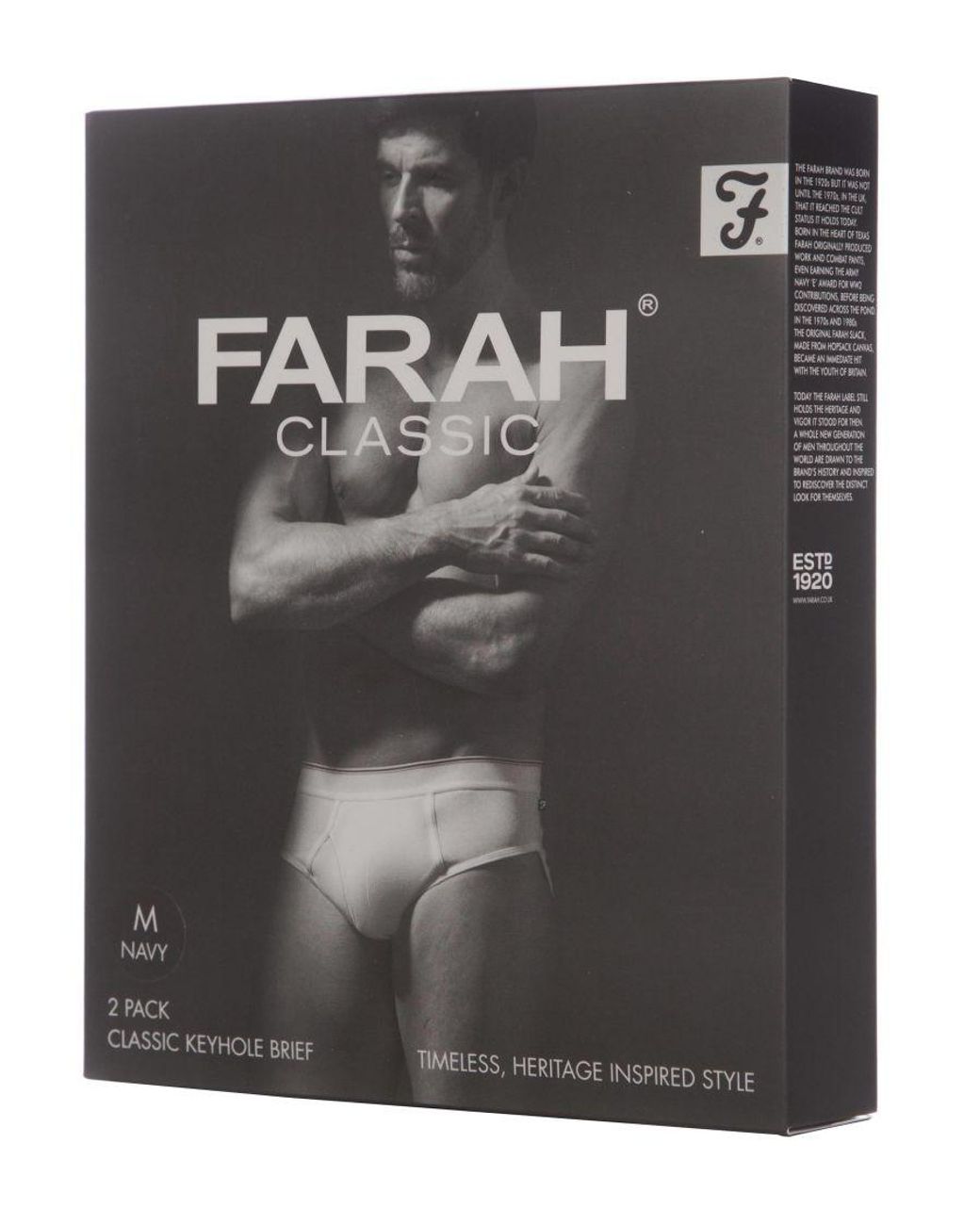 Farah Black Classic for men