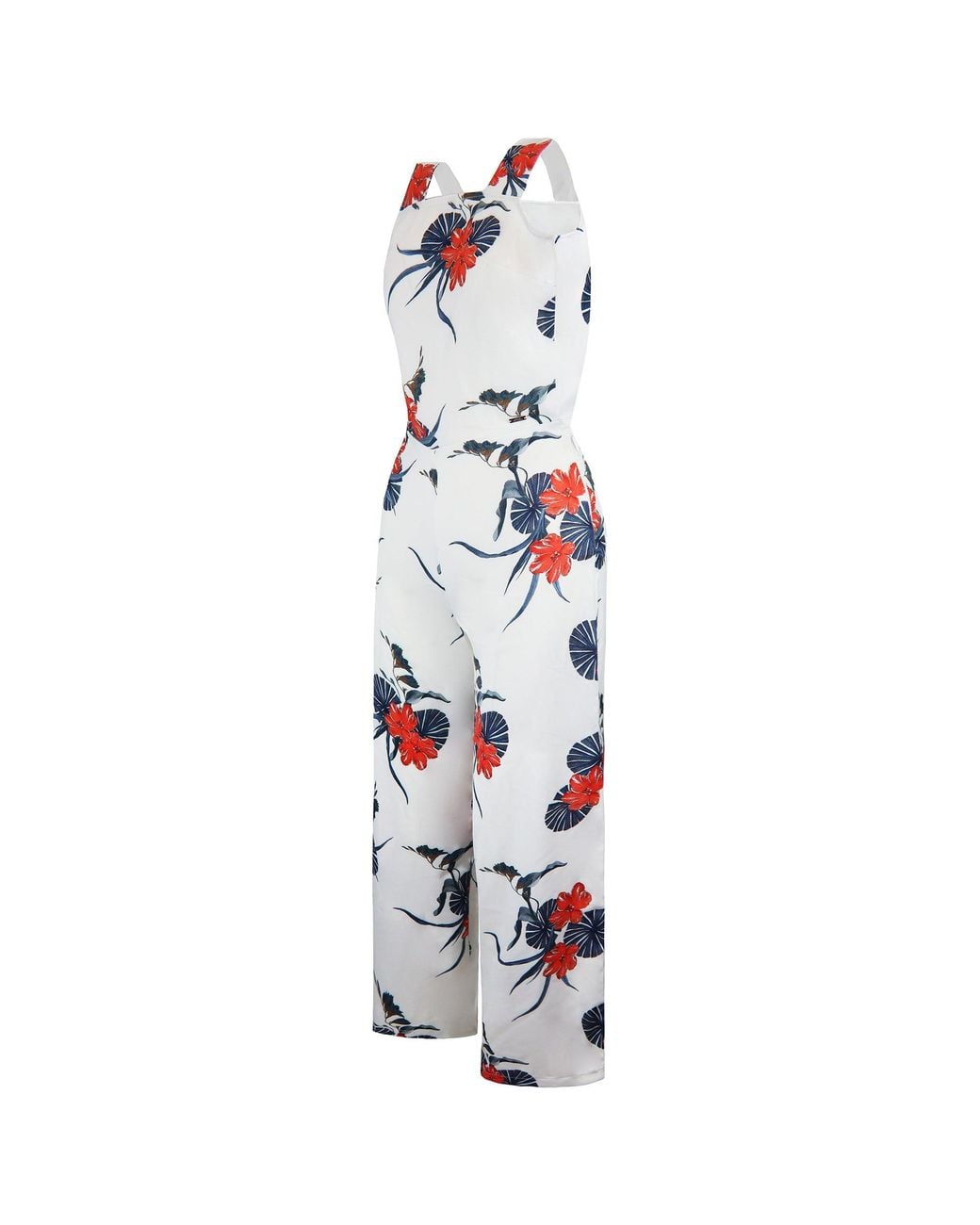 ARMANI EXCHANGE White Hibiscus Jumpsuit