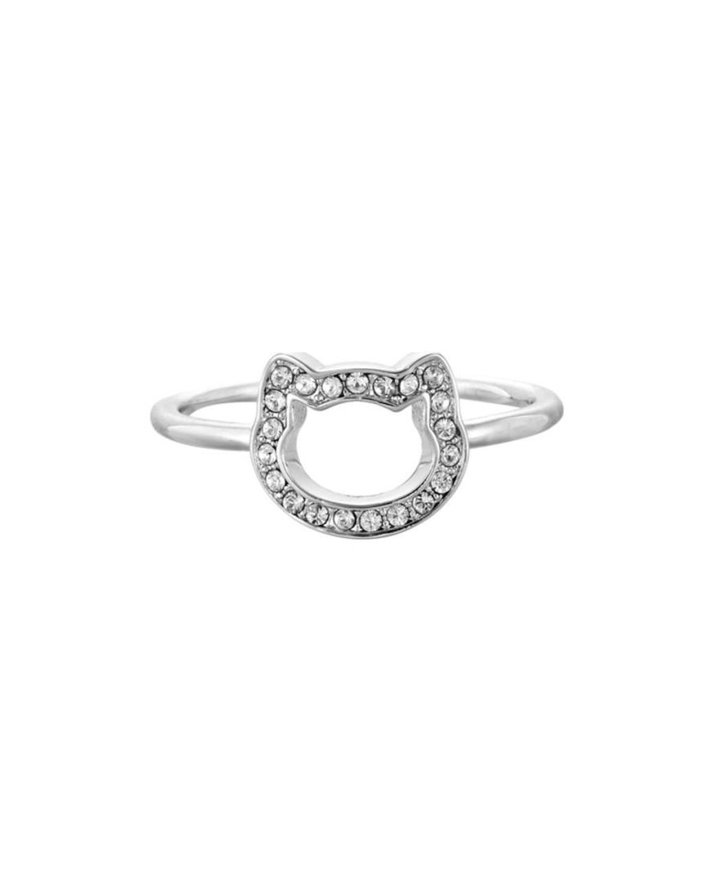 Karl Lagerfeld White 5483547 Ladies Ring