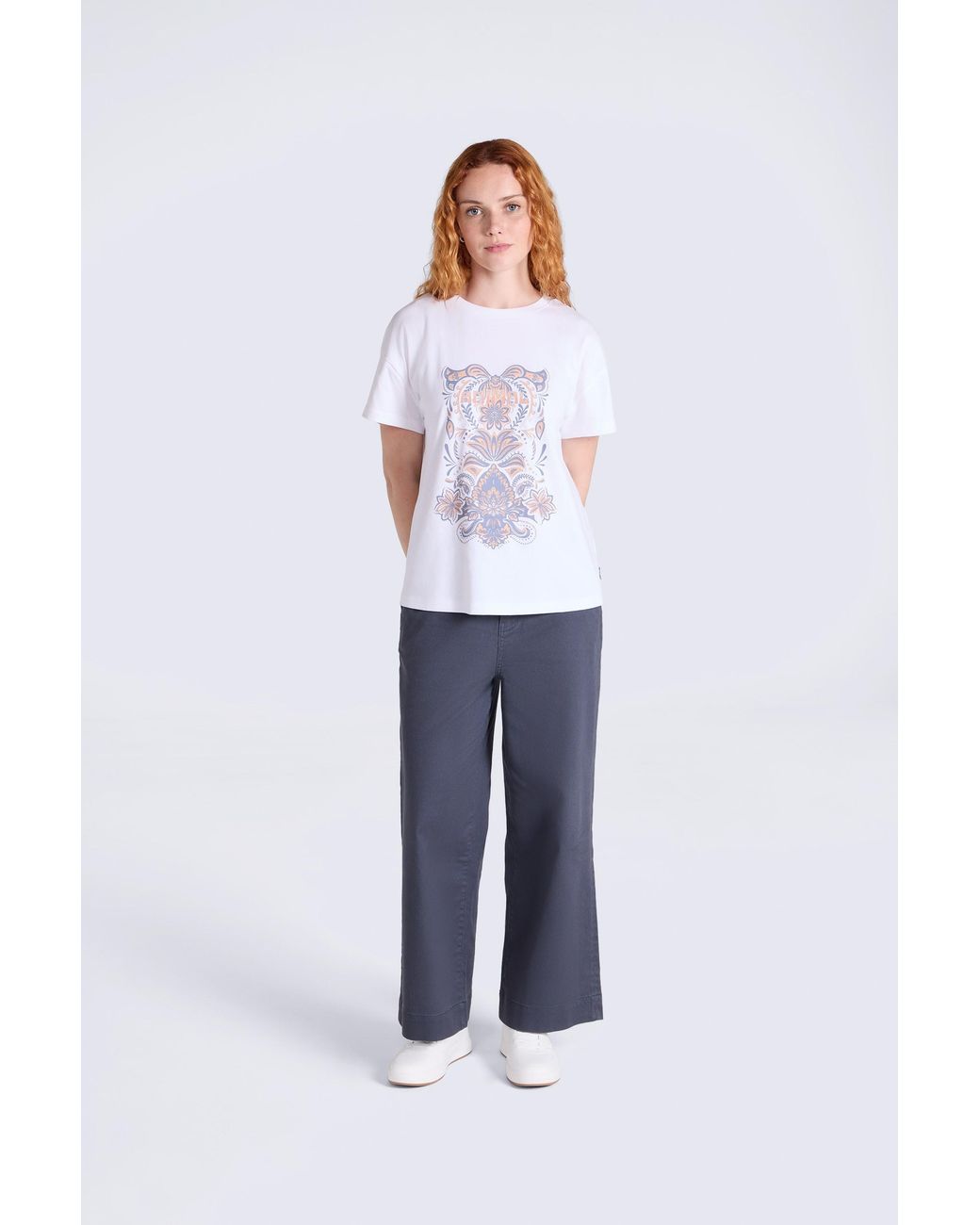 Mountain Warehouse White 'Phoenix' Graphic T-Shirt Cotton Summer Casual Tee