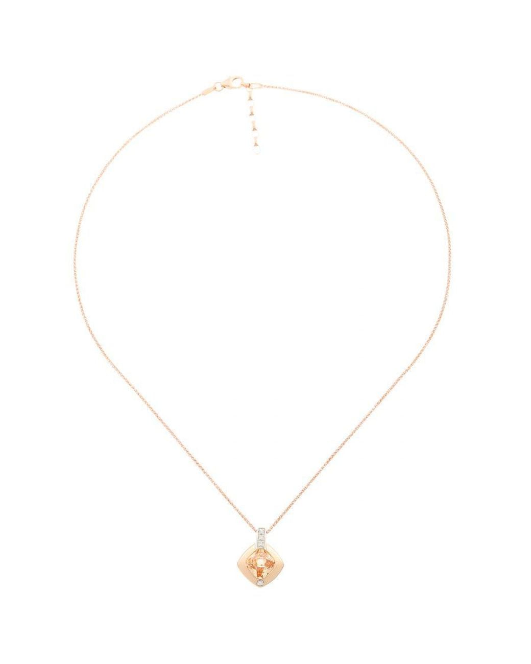 Orphelia Metallic 'Athena' 925 Sterling Set: Chain-Pendant + Earrings