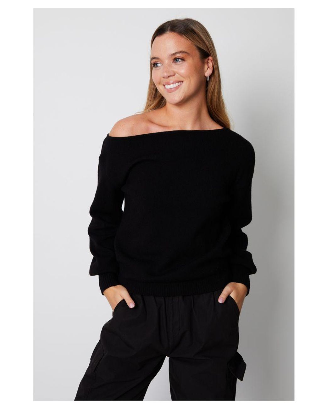 Slash neck jumpers uk store