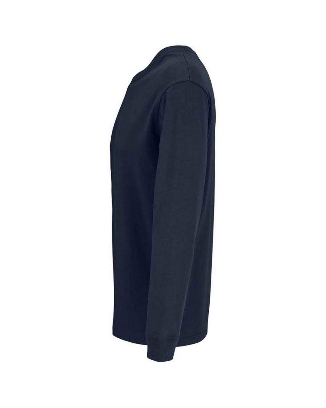 Sol's Blue Adult Pioneer Organic Cotton Long-Sleeved T-Shirt (French)