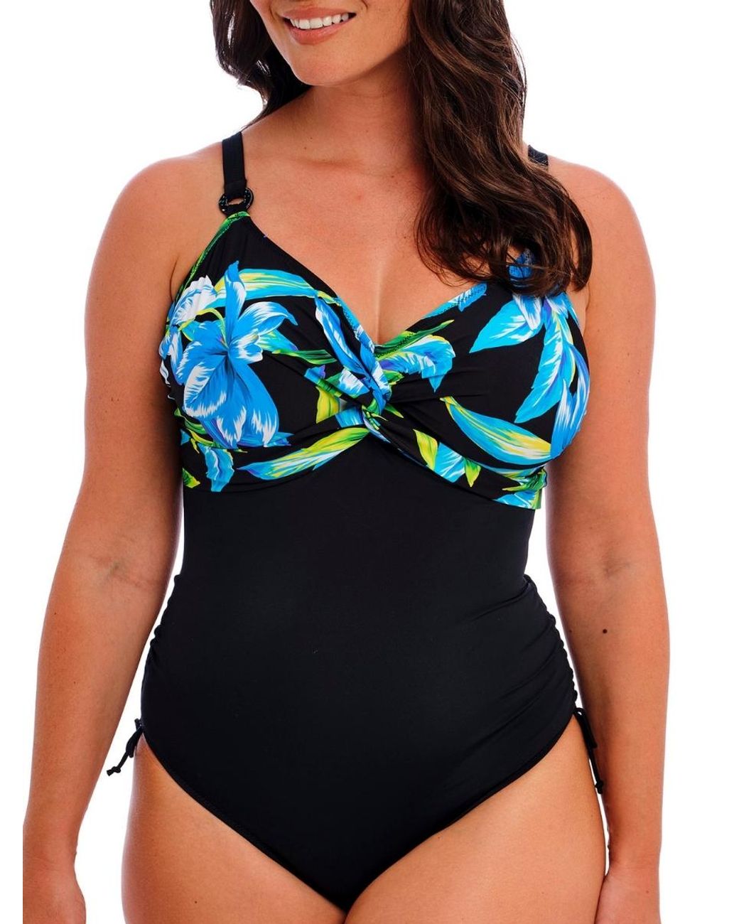 Fantasie Blue Talm Beach Twist Front Swimsuit