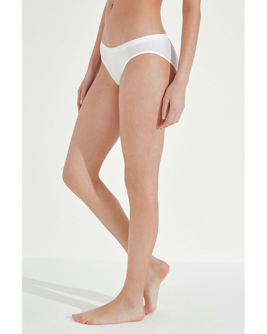 Penti White Basic Slip Briefs