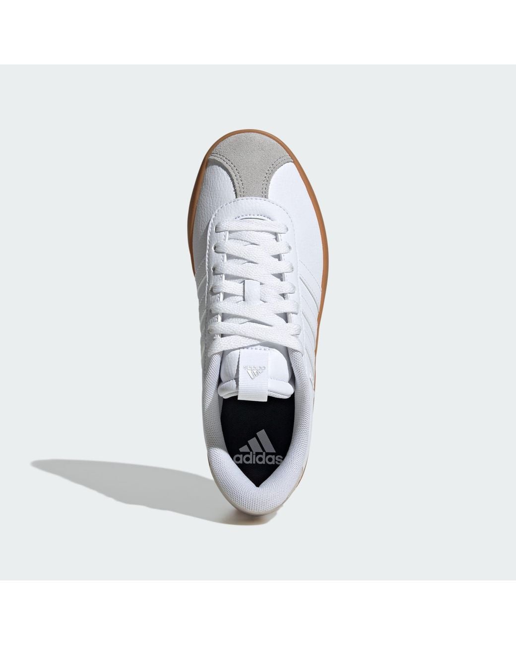 Adidas White Vl Court 3.0 Shoes