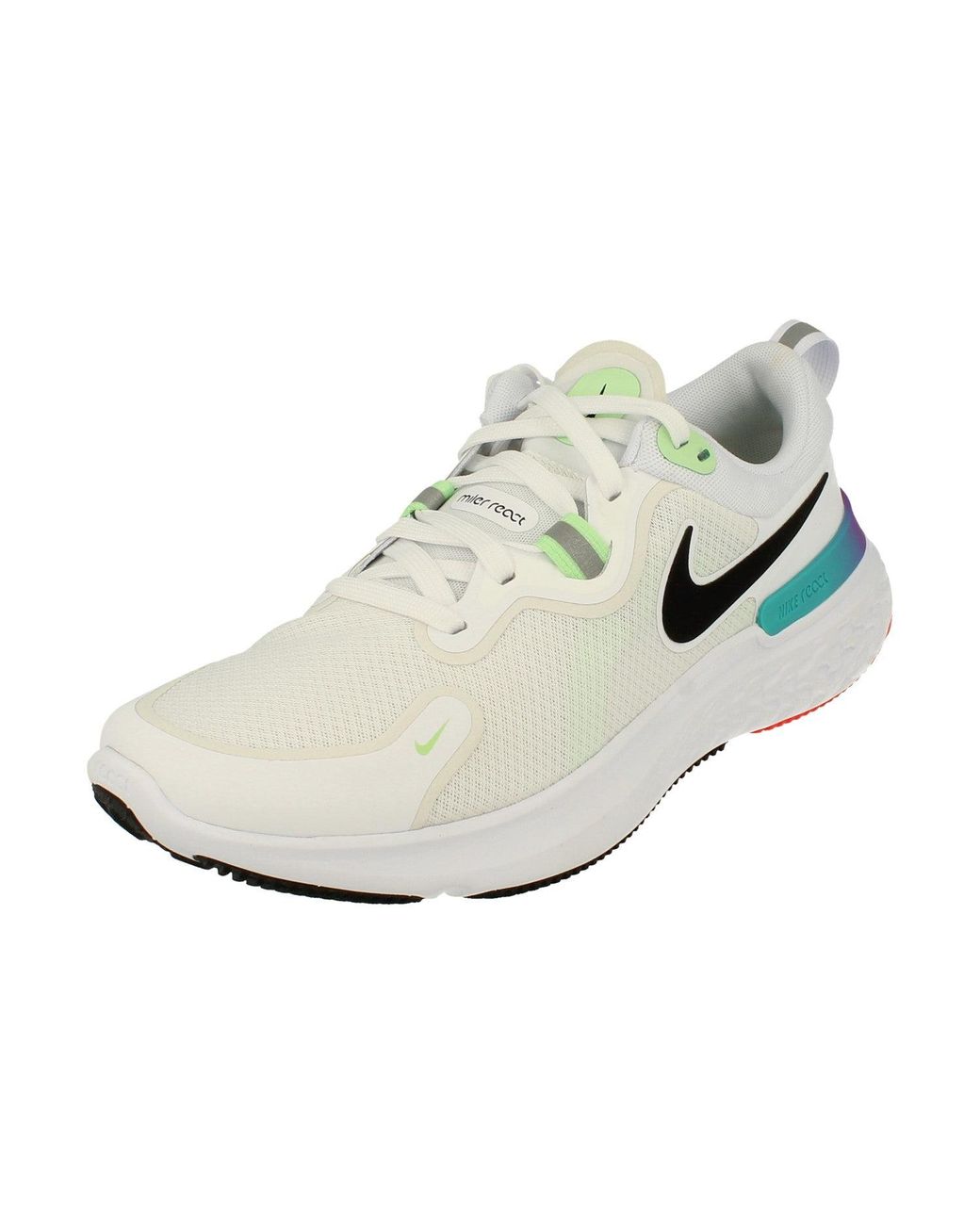 nike miler react white