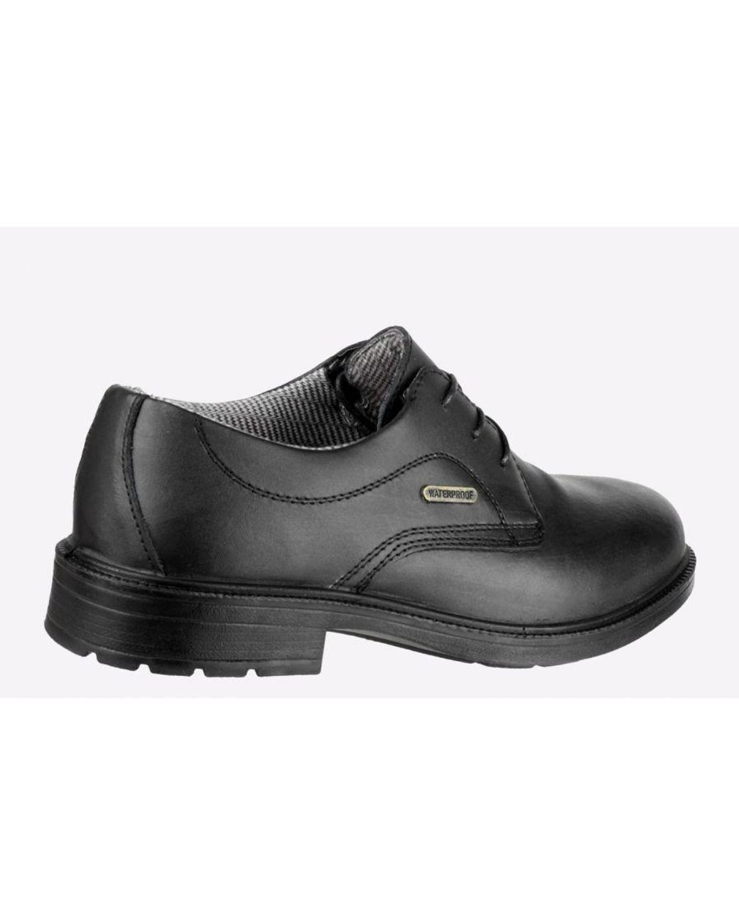 Amblers Safety Black Gibson Shoe Waterproof for men