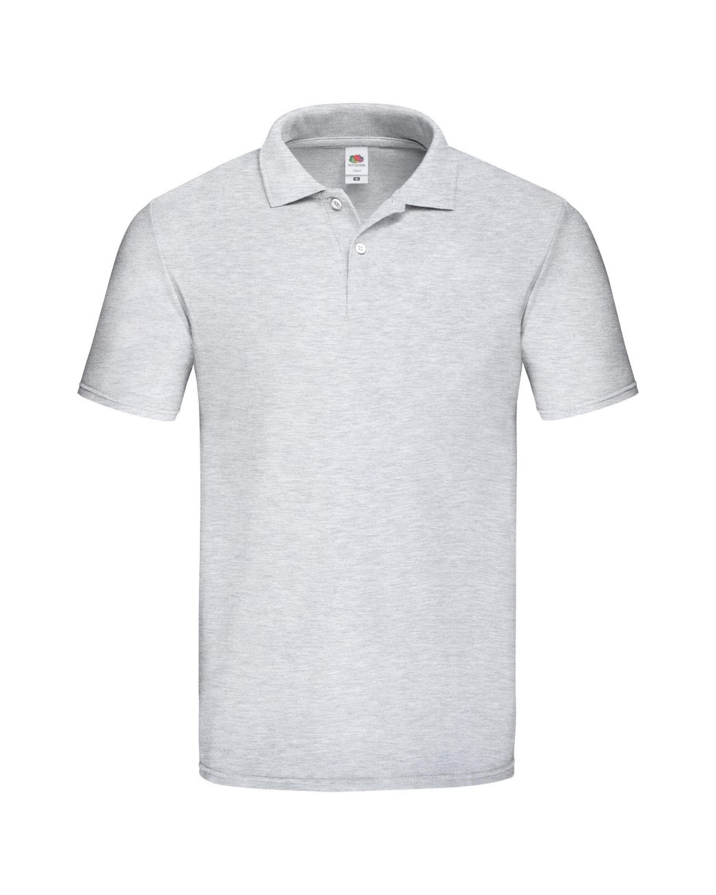 Fruit Of The Loom White Original Polo Shirt Heather) for men
