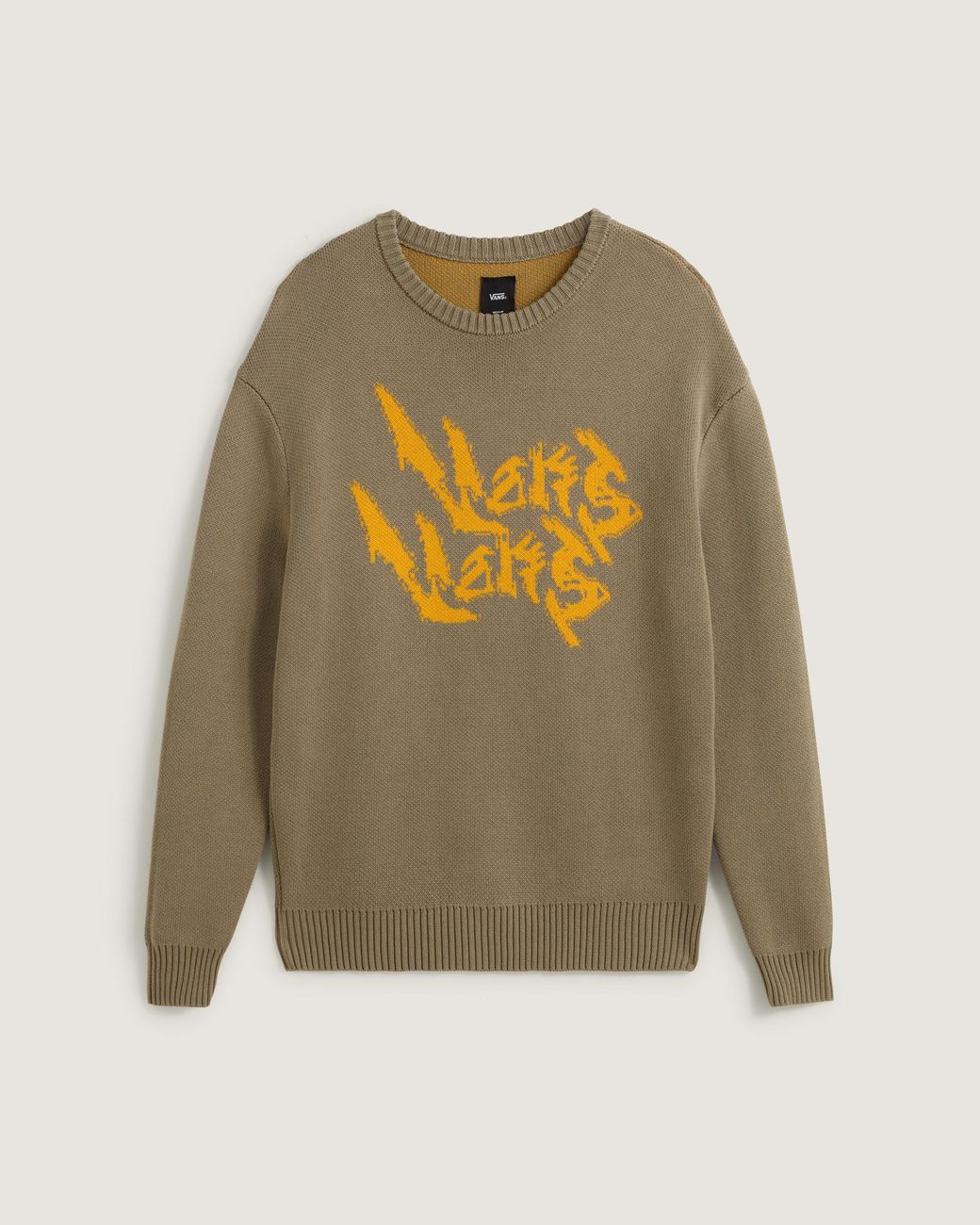 Vans Green Raw Instinct Mirror Sweater for men