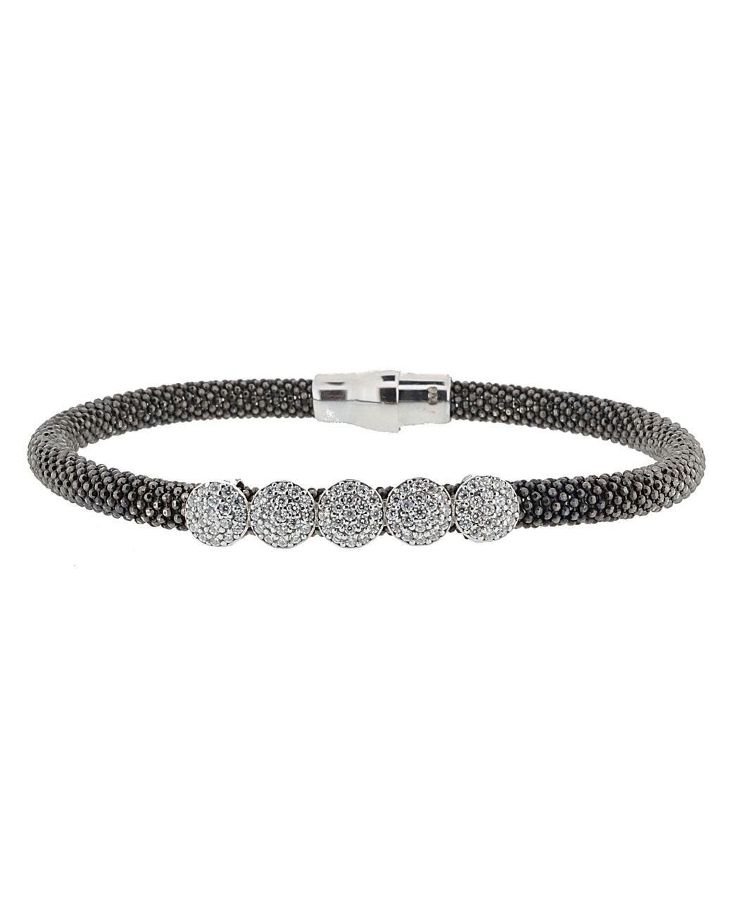 Orphelia Black 'Madigan' 925 Sterling Bracelet