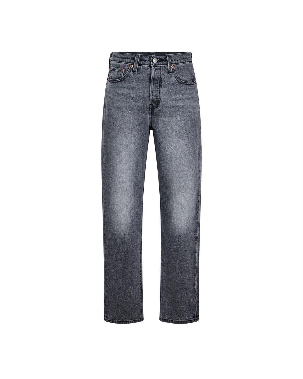 Levi's Blue Levi's 501 Straight Leg Five Pocket Jeans
