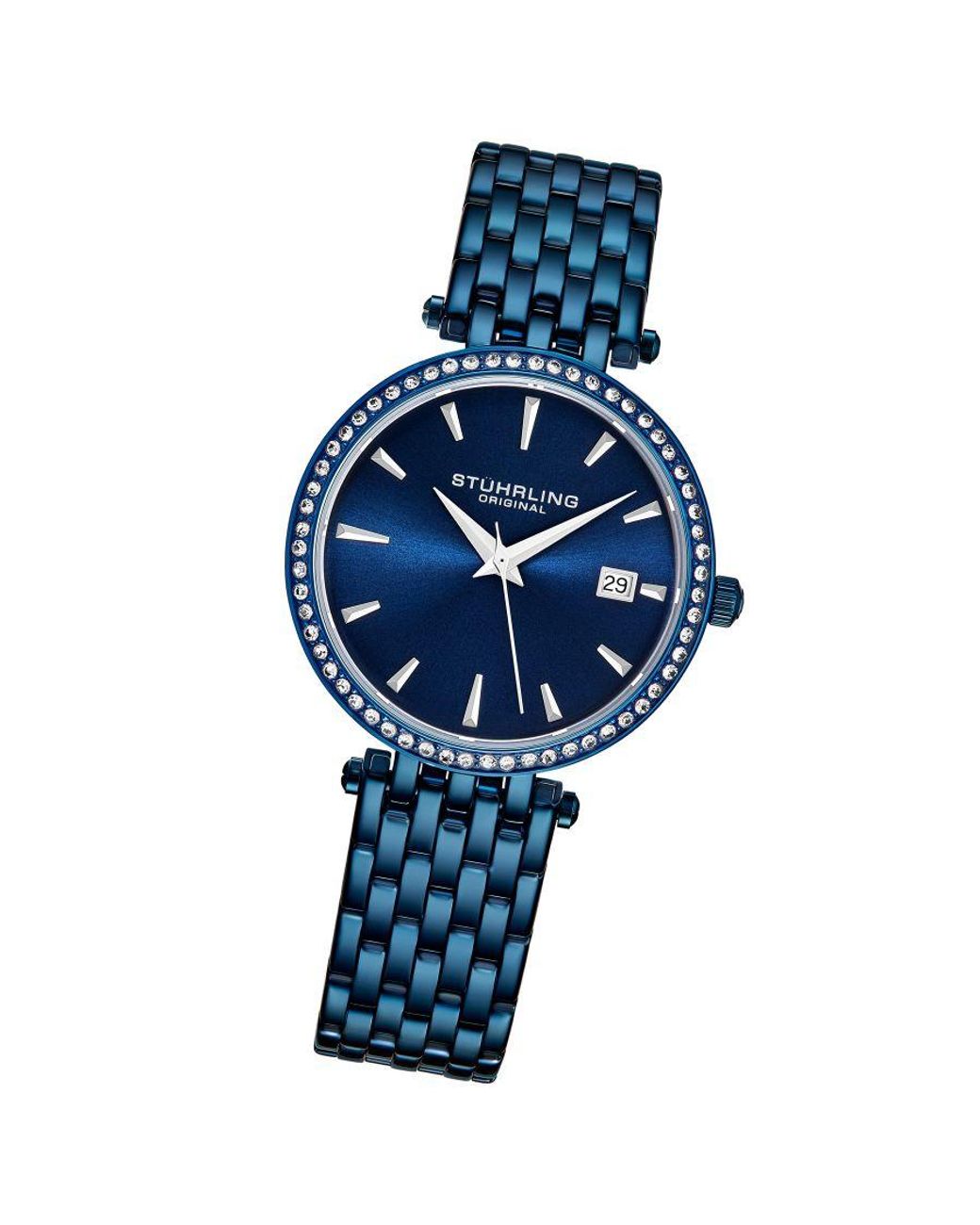 Stuhrling Blue Symphony Quartz 40Mm