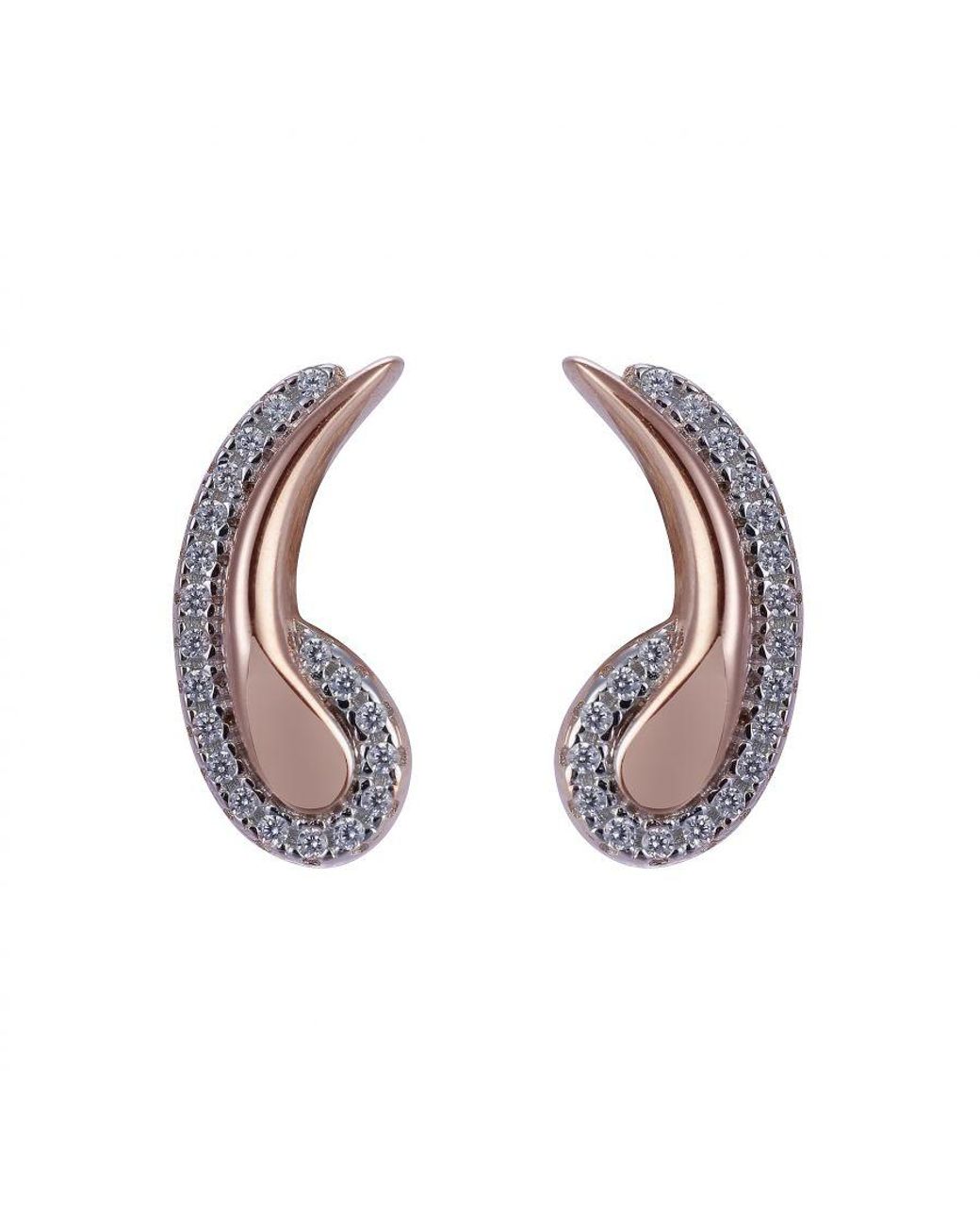 Orphelia Metallic 'Tilou' 925 Sterling Set: Necklace + Earrings + Ring
