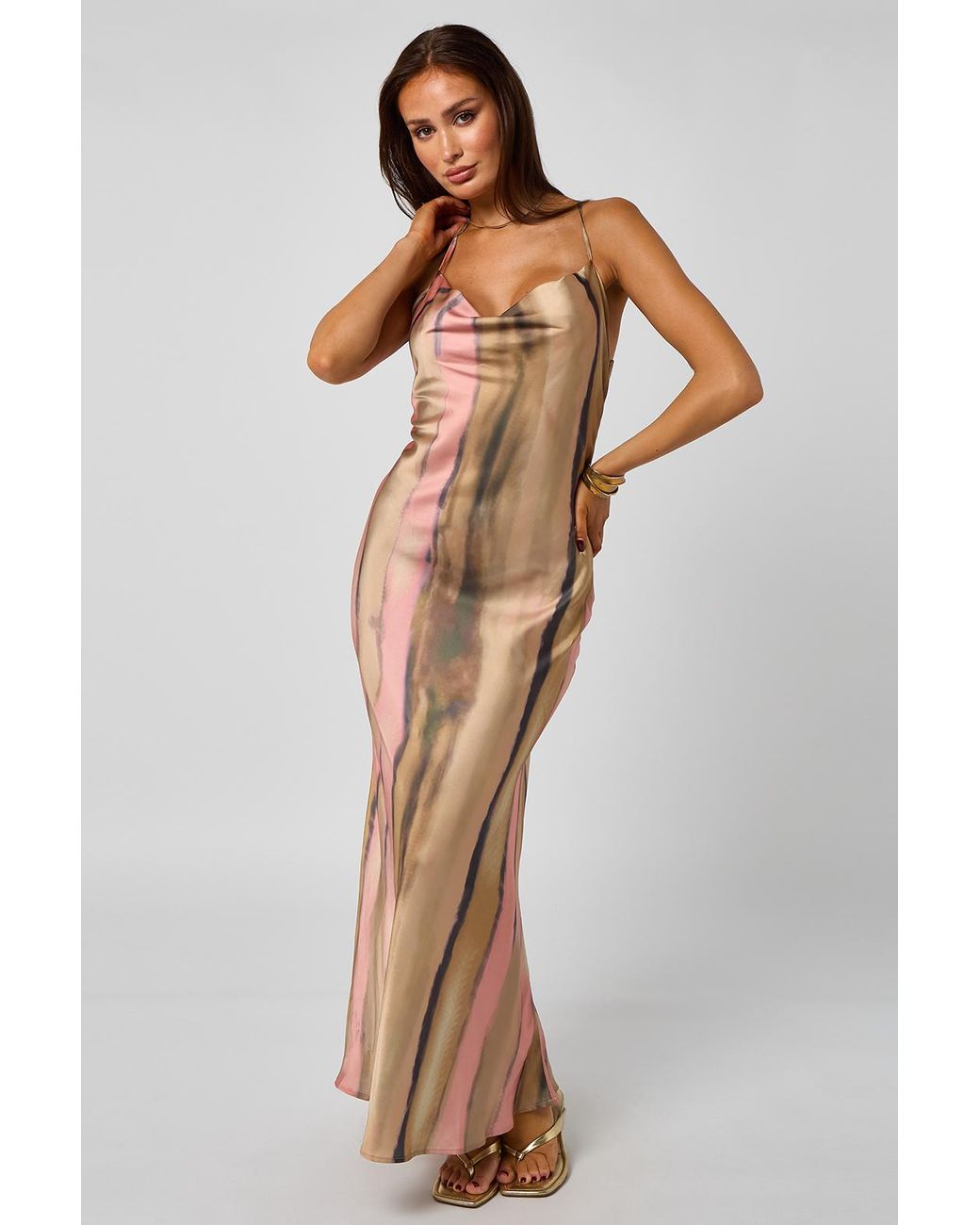 Urban Bliss Pink Tie-Dye Maxi Dress