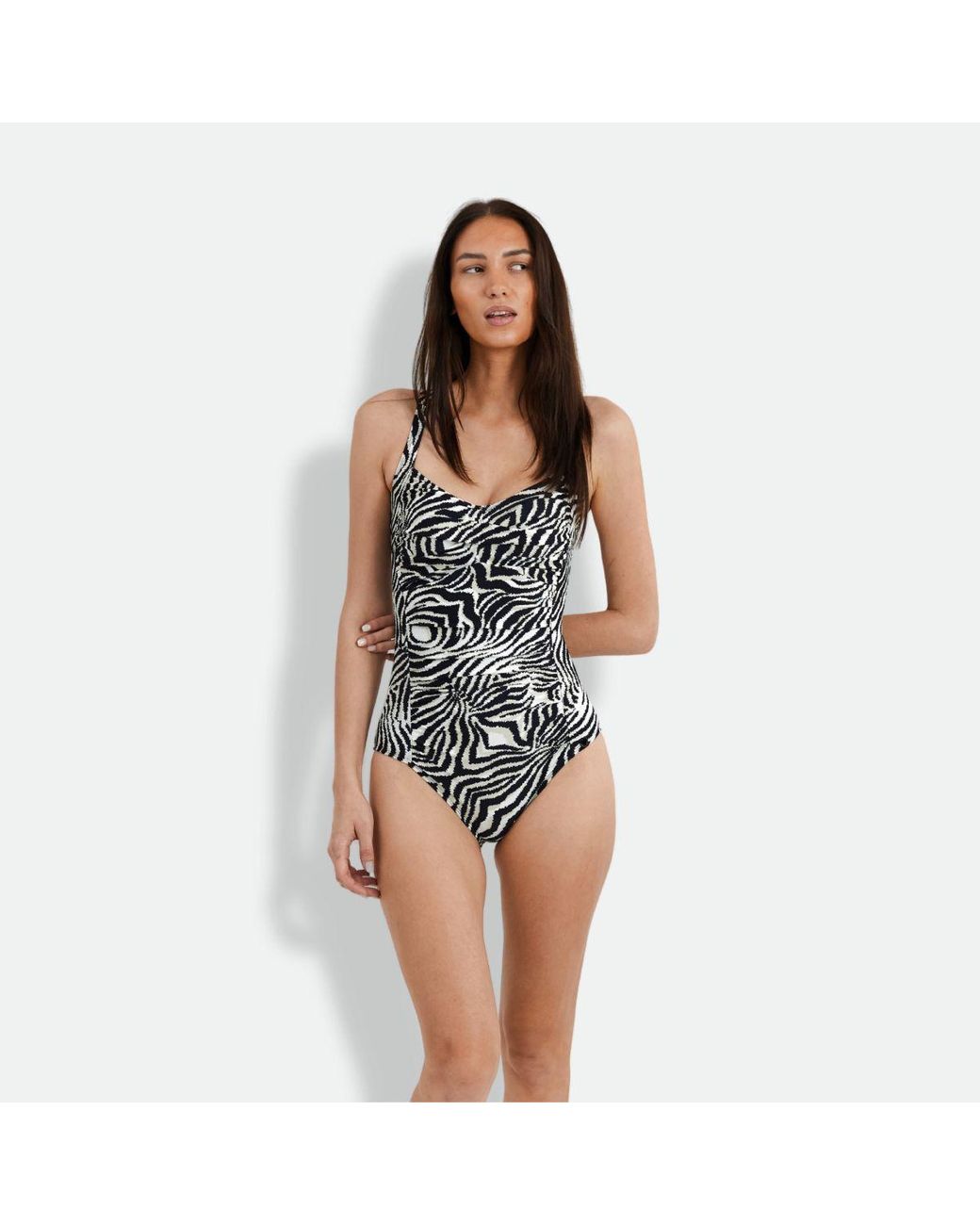 Panos Emporio Blue Zebra Potenza Swimsuit