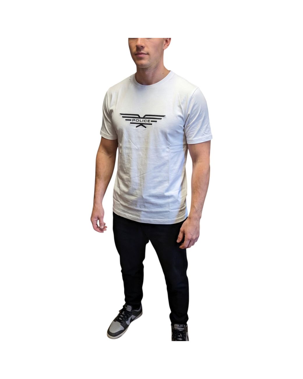 Tommy Hilfiger Blue 887 Police Pure 19 A T Shirts Crew Neck Short Sleeve Casual Summer Tee for men