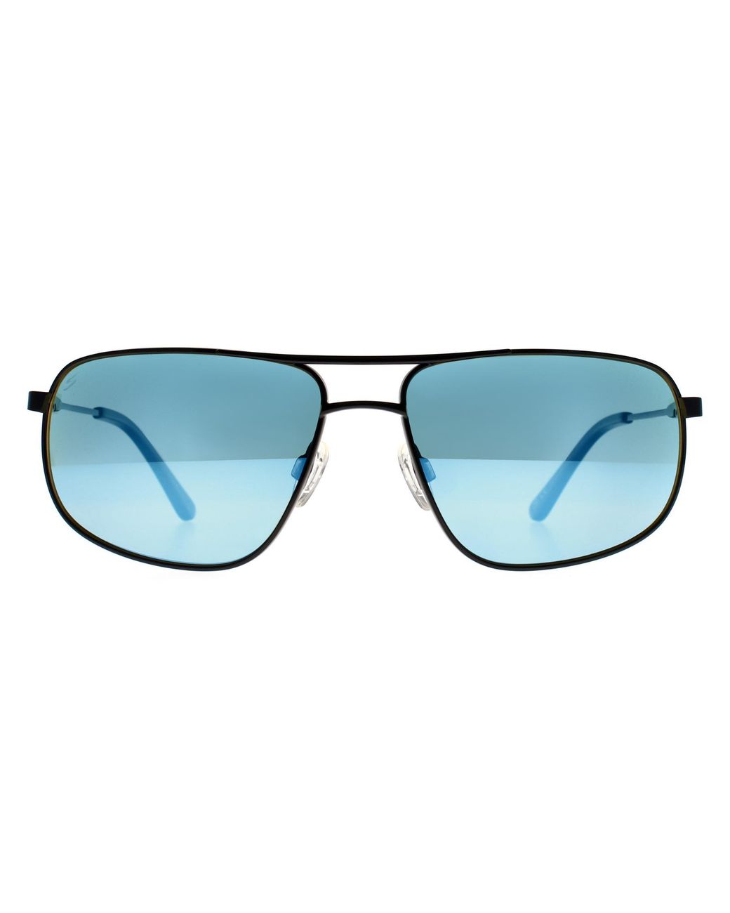 Serengeti Blue Rectangle Shiny Saturn Polarized 555Nm Dante 2.0 Metal for men