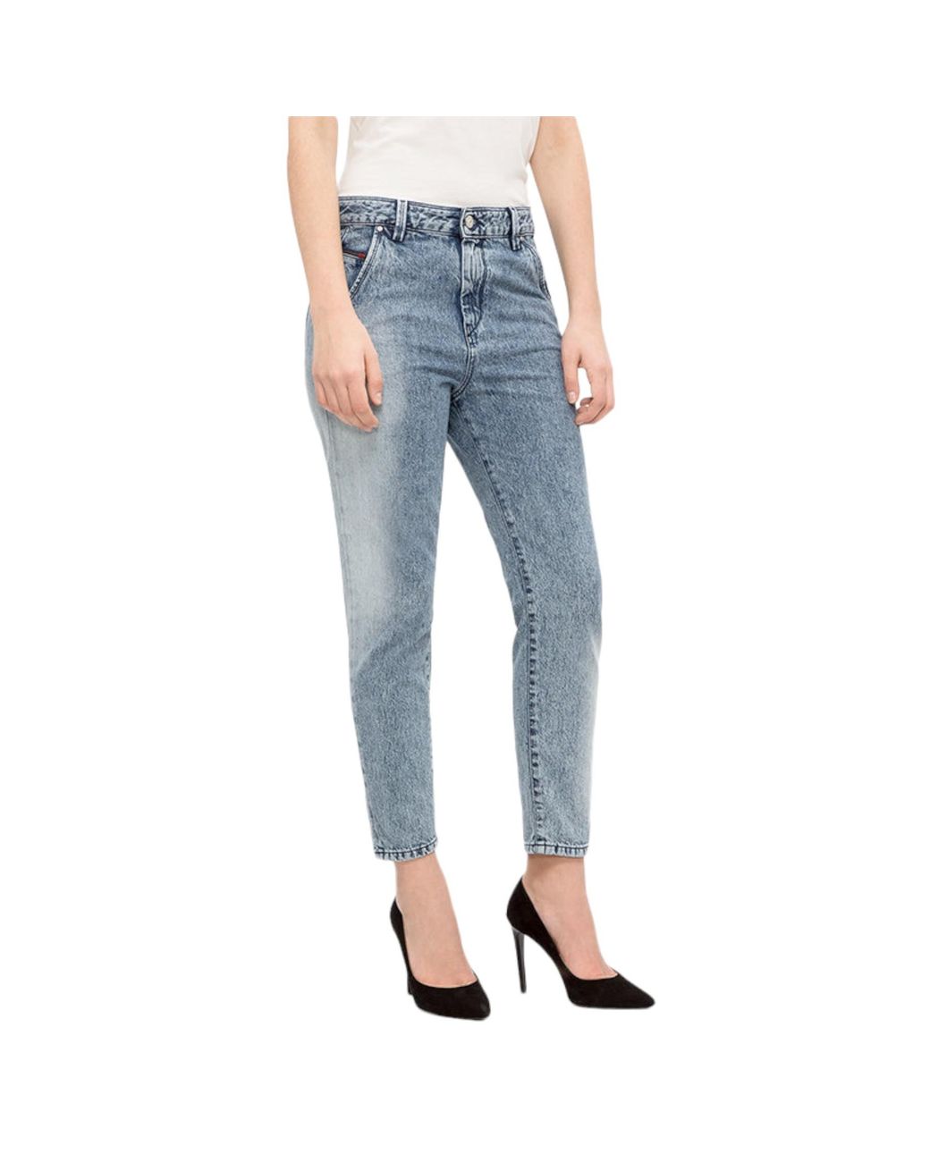 DIESEL Blue Fayza-Ne Denim Jogg Jeans Tape