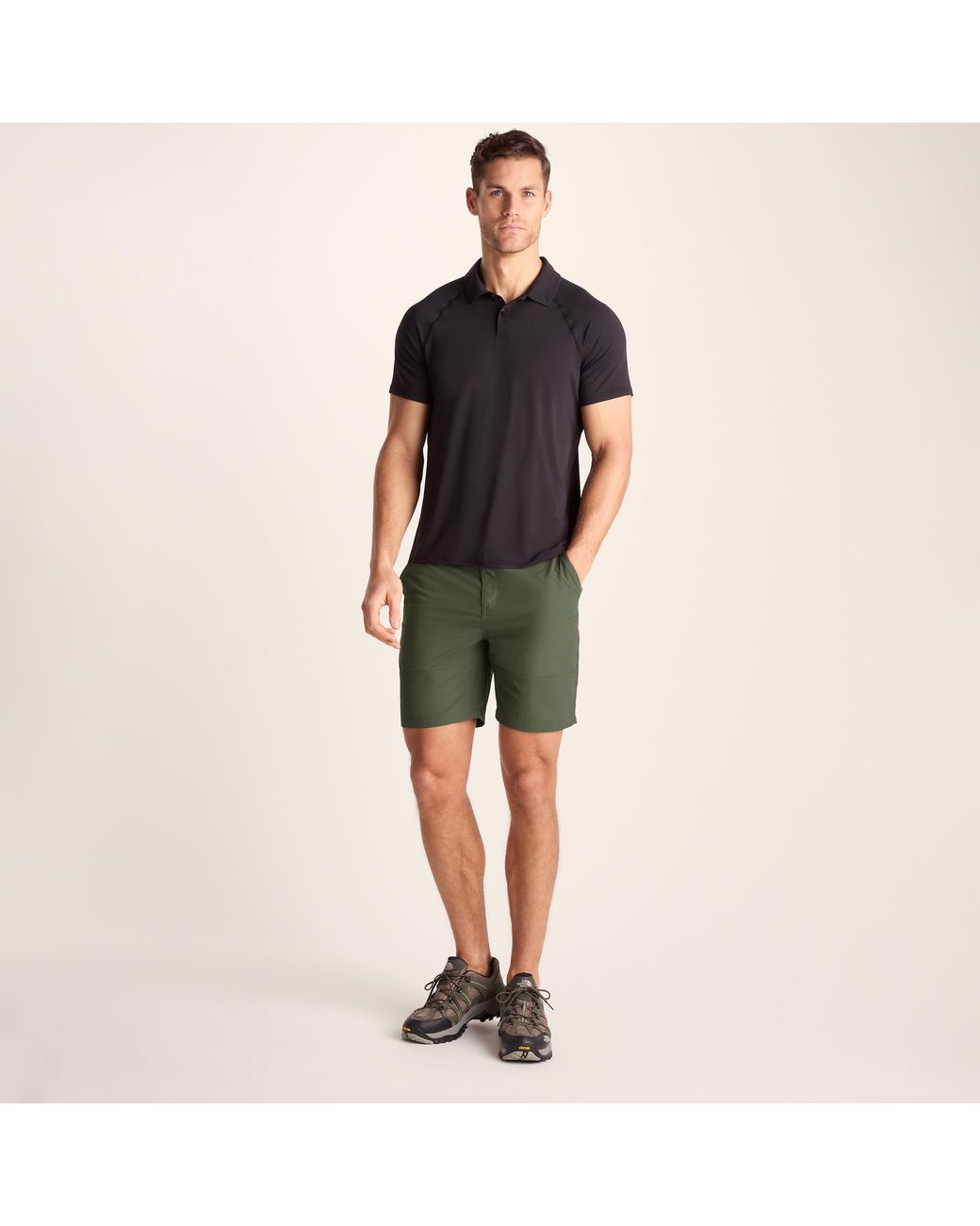 TOG24 Black Amble Lightweight Ripstop Performance Shorts for men