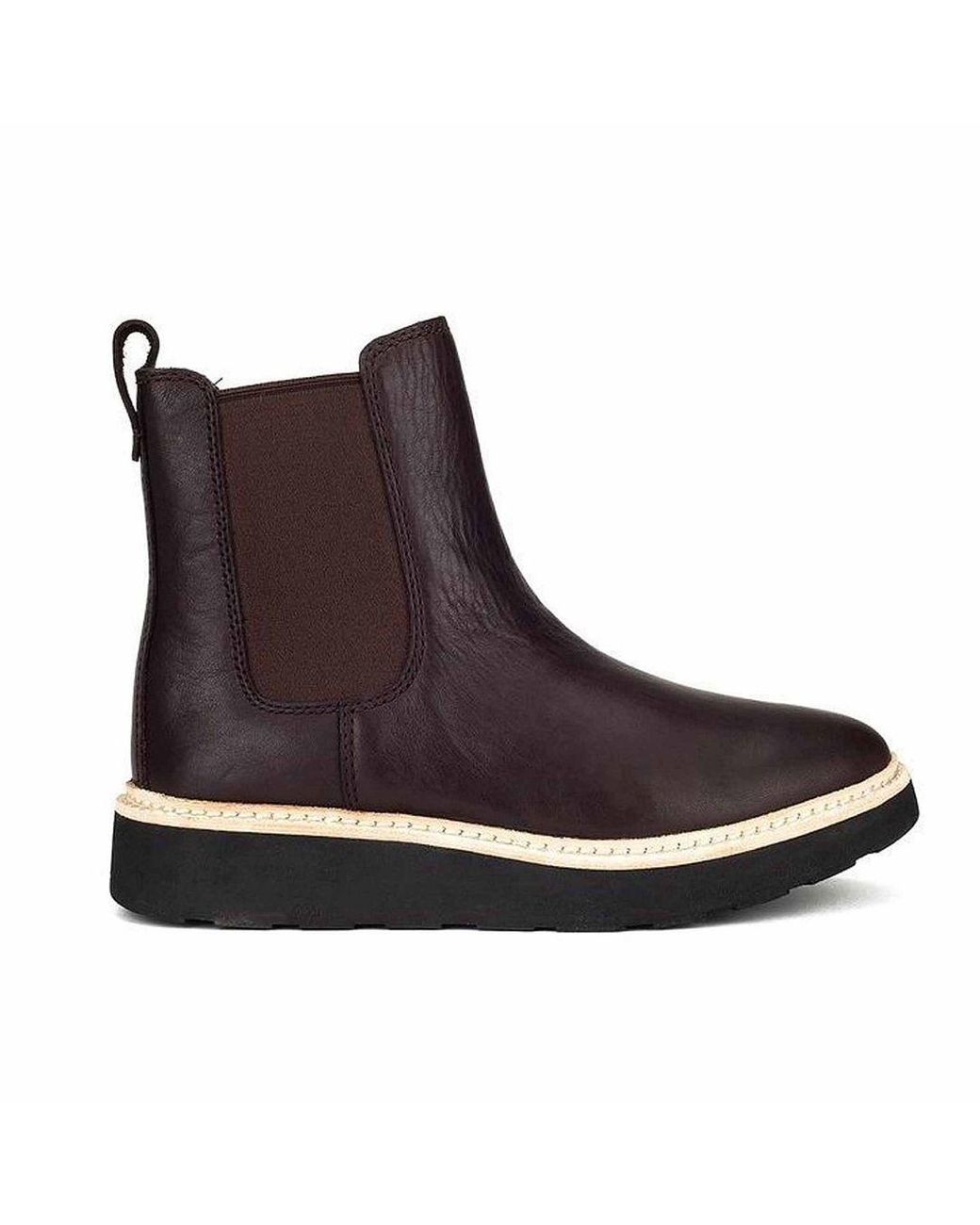 Clarks Brown Trace Cora Dark Boots Leather