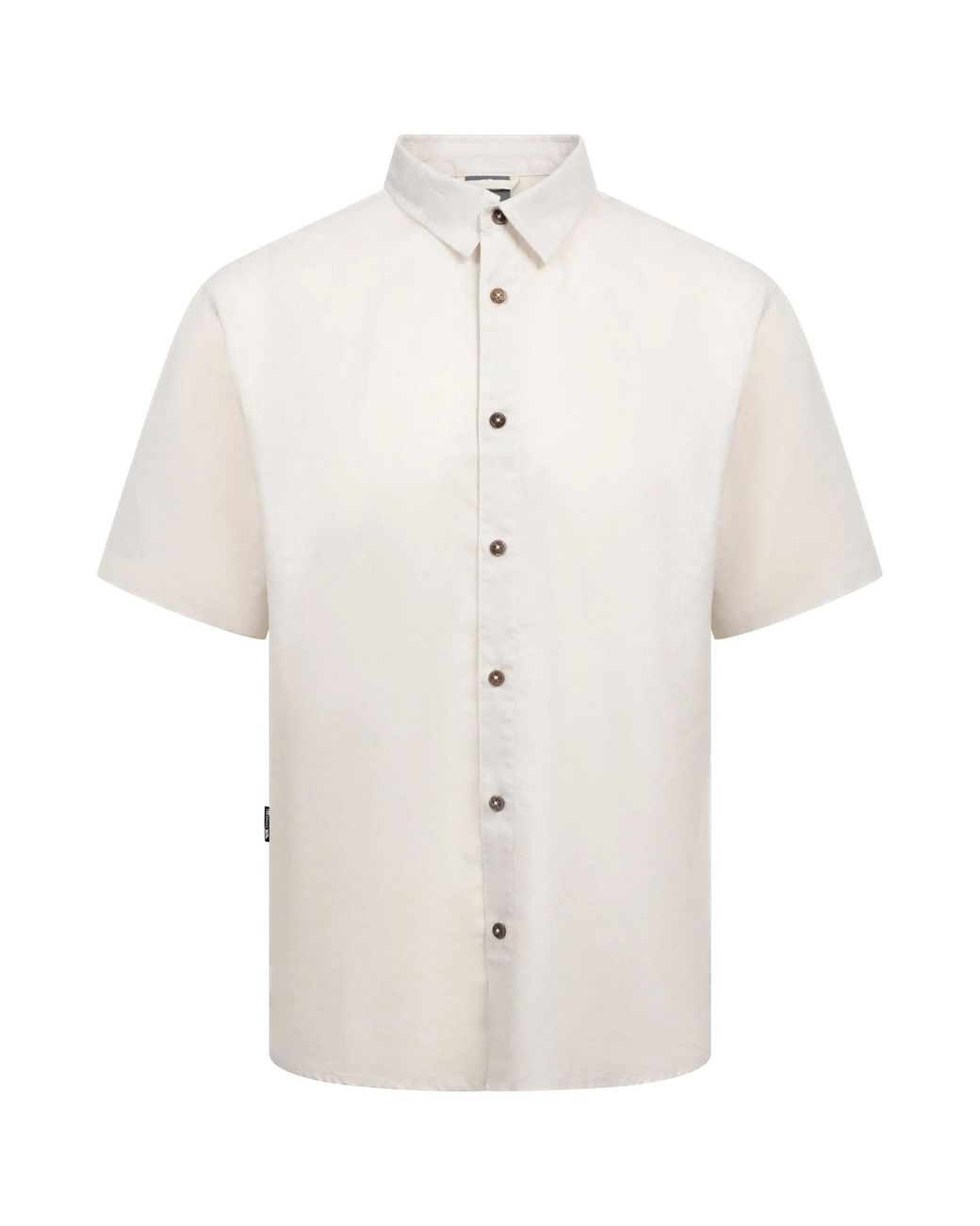 Trespass White Suntan Short-Sleeved Shirt (Soft) for men