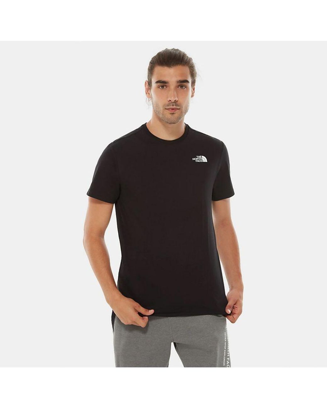 The North Face White Redbox Tee, Cotton for men