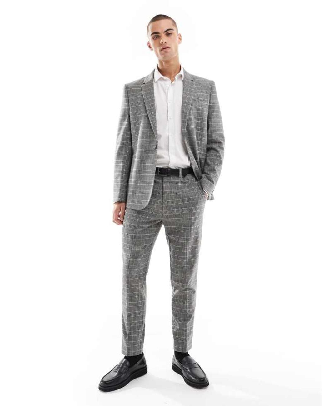 ASOS Gray Slim Suit Jacket for men