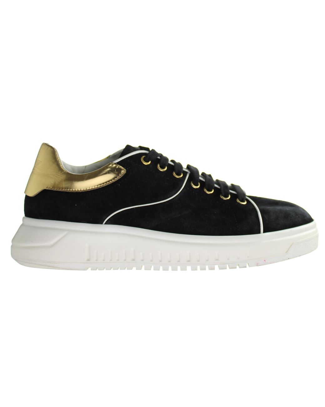 Armani Black Emporio Trainers