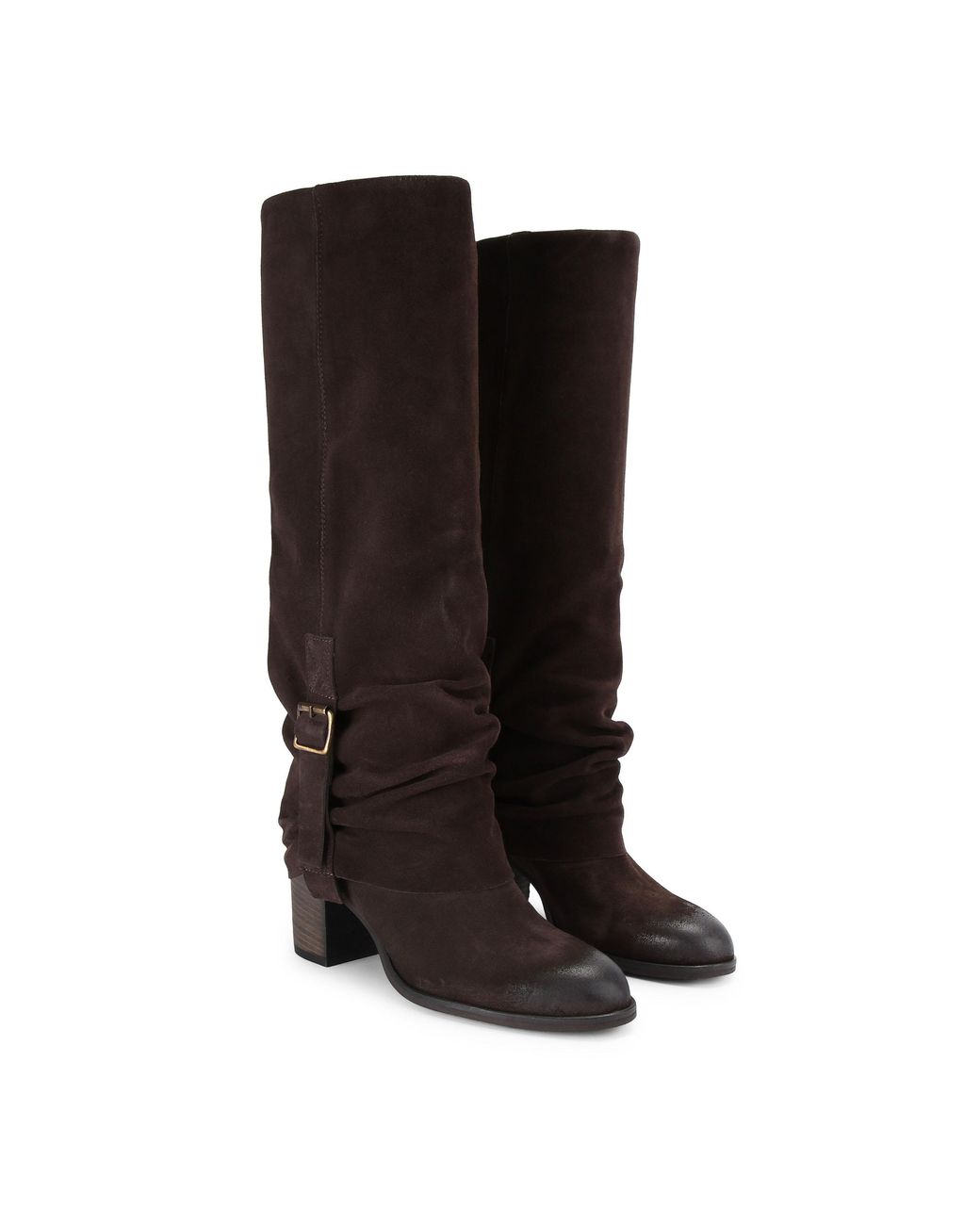 Steve Madden Black Suede Bozeman Boots