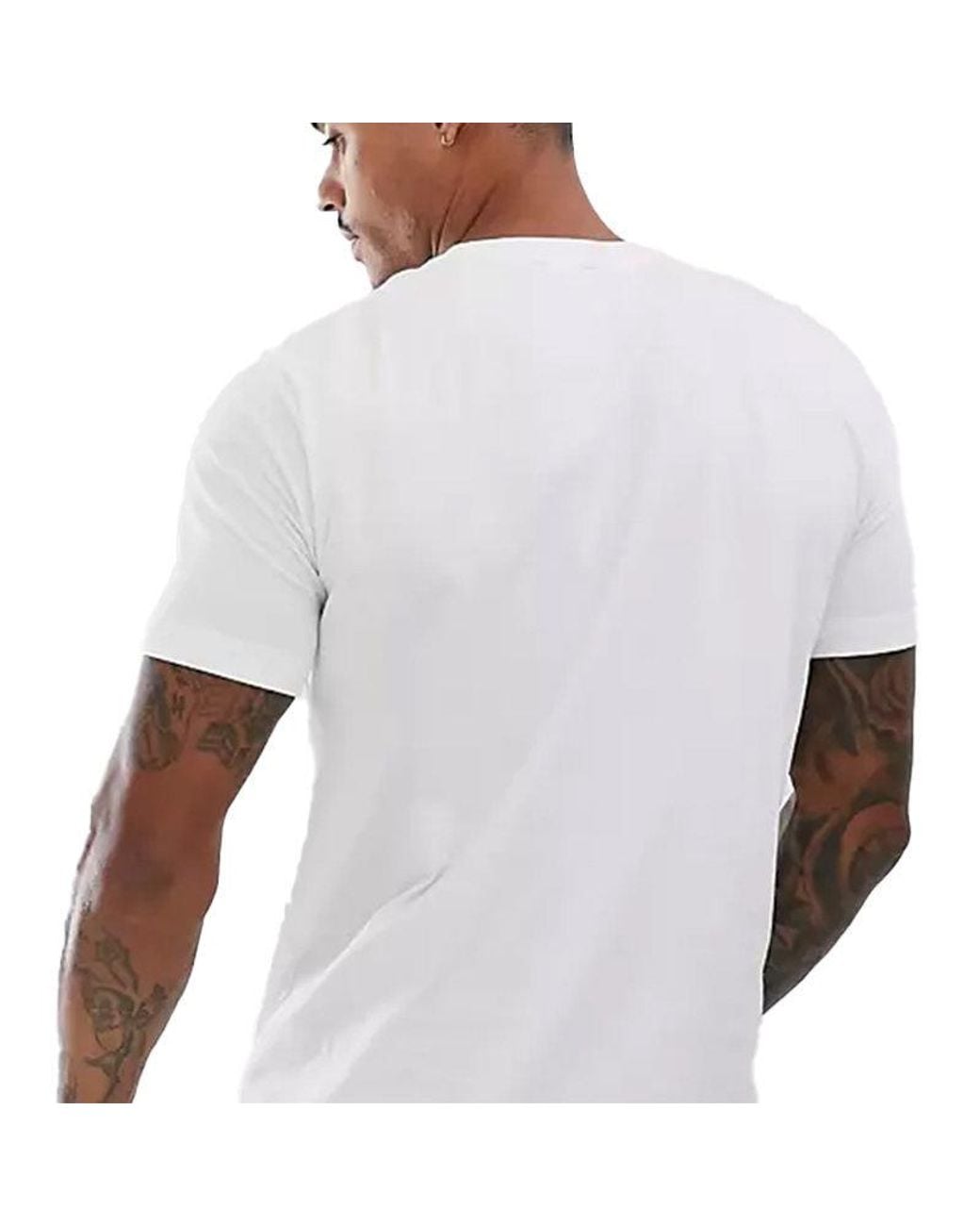 DIESEL White T Just Division T Shirt Short Sleeve Crew Neck Casual Cotton Tee for men