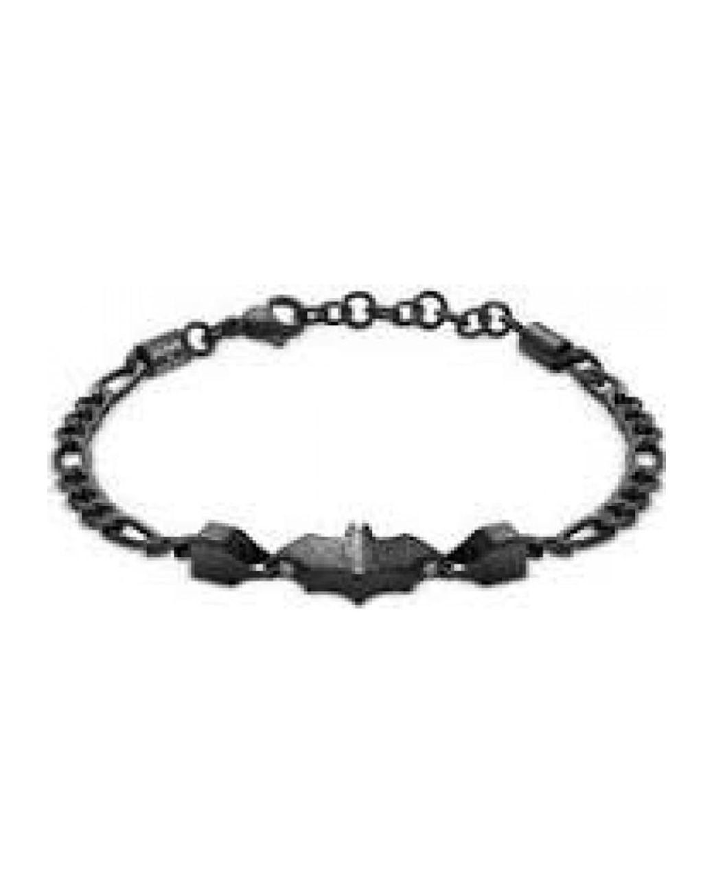 Police Black Batman Crusader Watch And Bracelet Gift Set for men