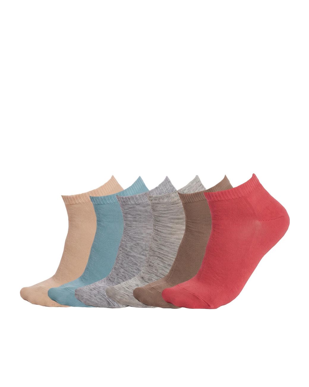Pro Socks Pink 6 Pairs Cotton Low-Cut S20506