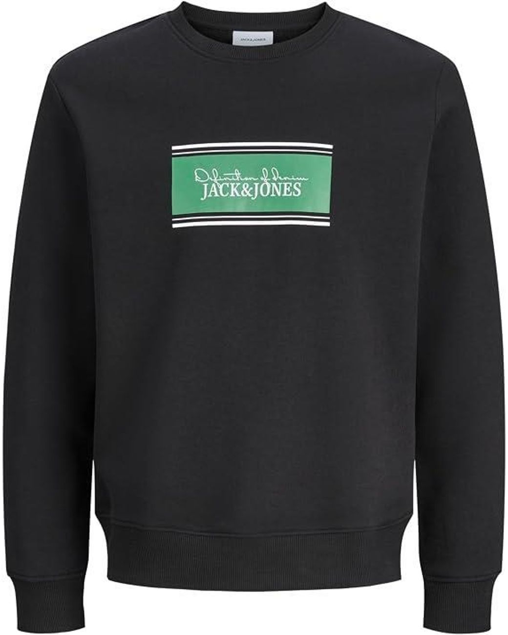 Jack & Jones Gray Crew Neck Sweatshirt Casual Pullover for men