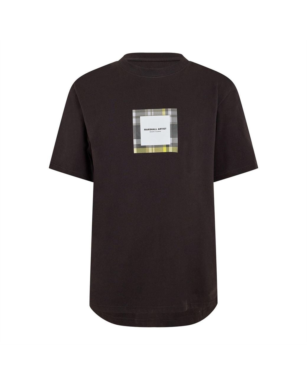 Marshall Artist Black Crew Neck Short Sleeve Jersey T-Shirt for men