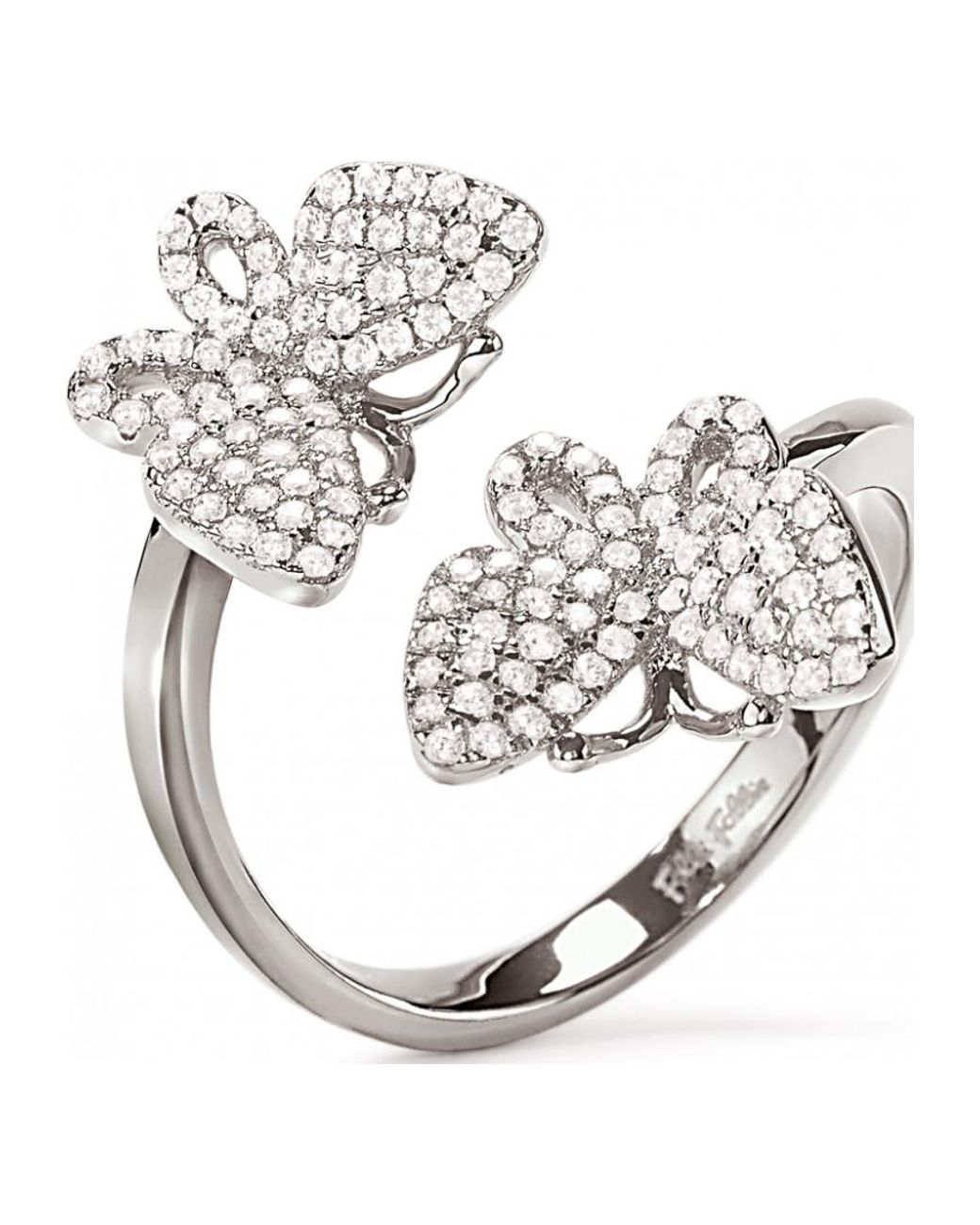 Folli Follie White 3R17S014C-54 Ladies Ring