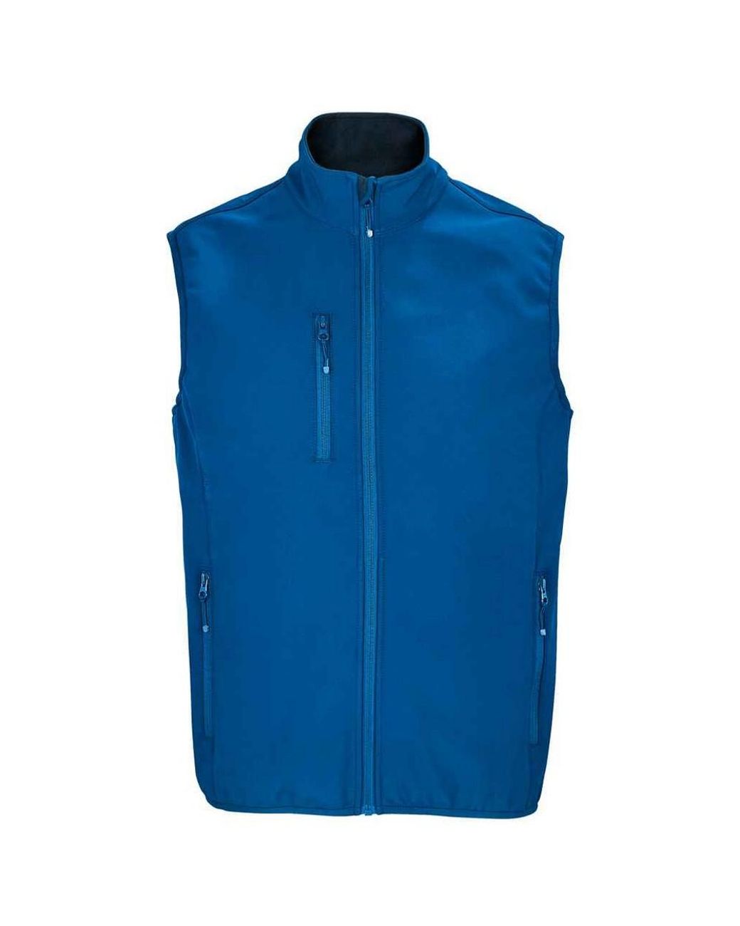Sol's Blue Falcon Softshell Recycled Body Warmer (Royal) for men