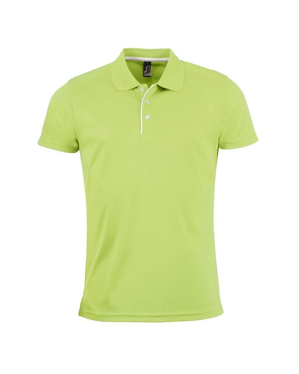 Sol's Green Performer Short Sleeve Pique Polo Shirt (Apple) for men